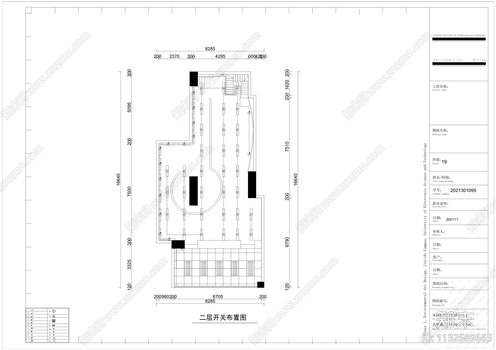 展厅cad施工图下载【ID:1132689665】