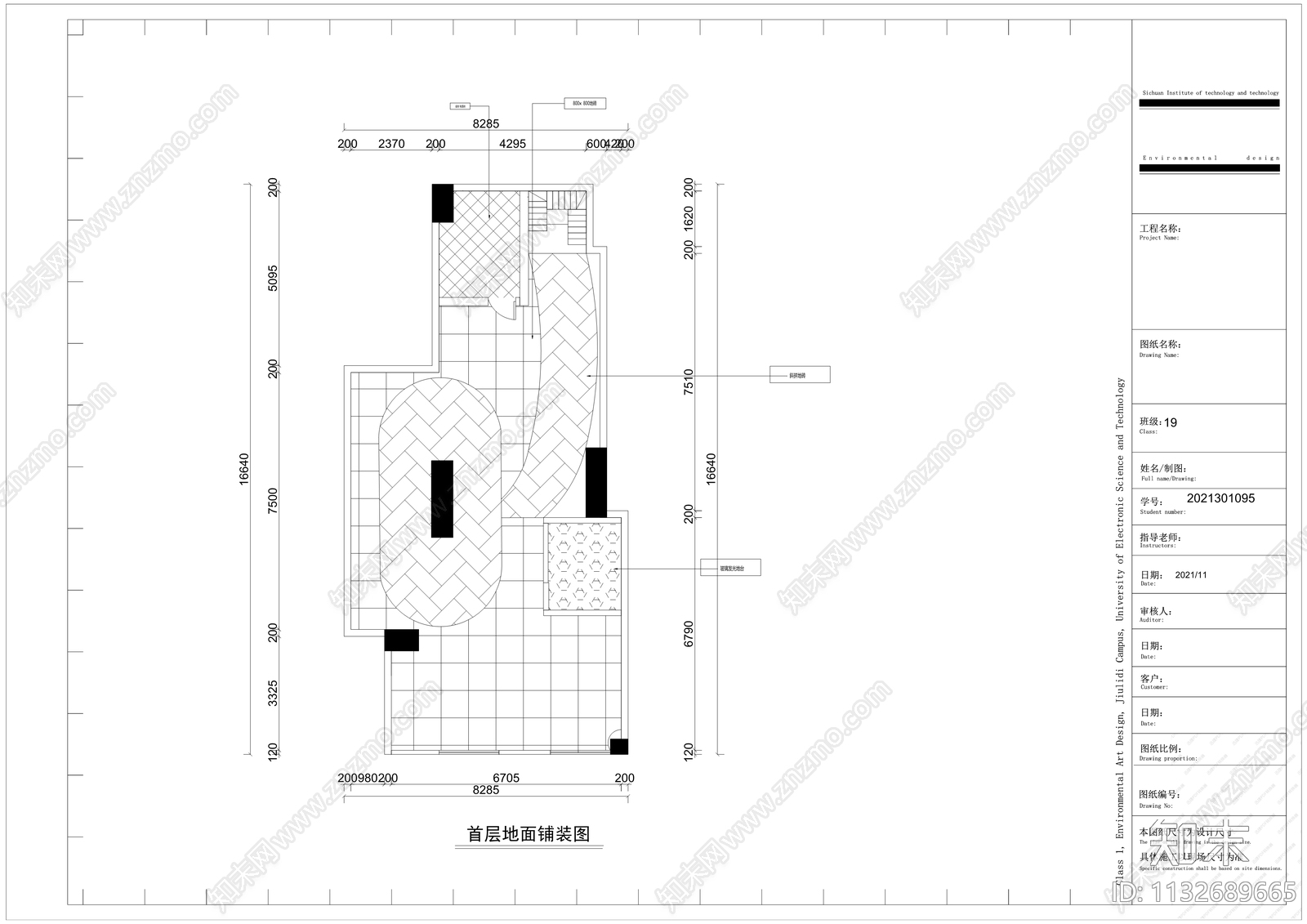 展厅cad施工图下载【ID:1132689665】