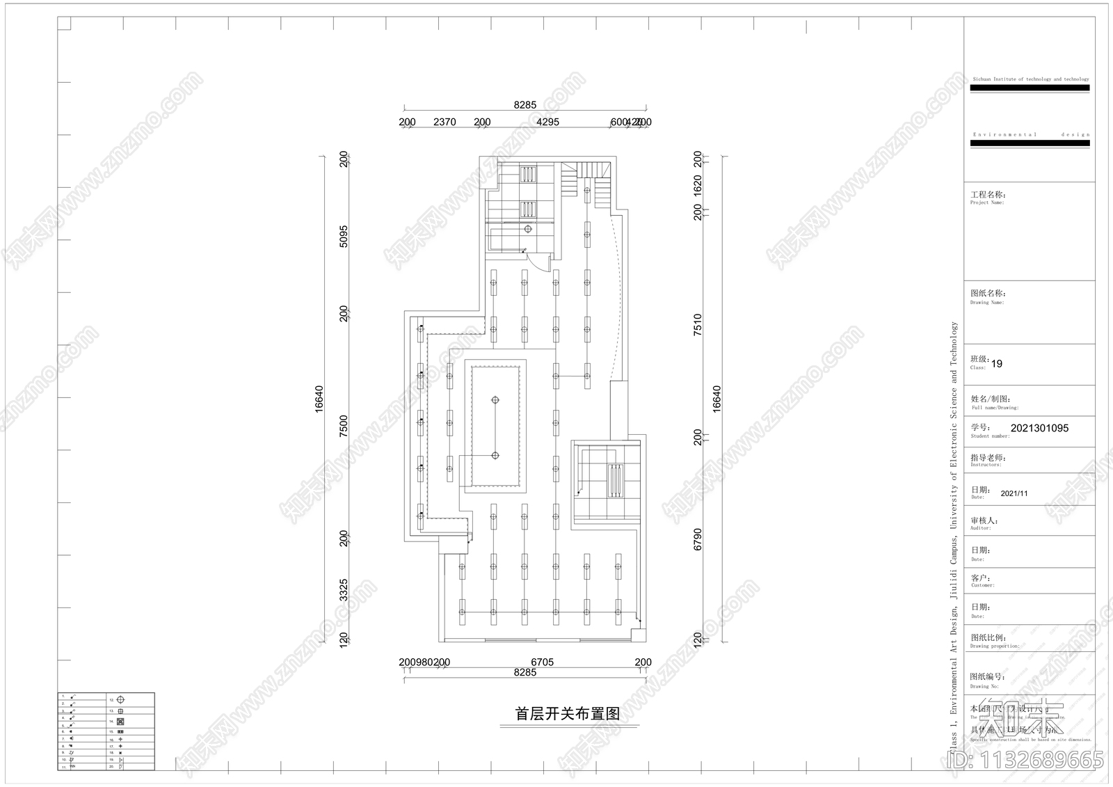 展厅cad施工图下载【ID:1132689665】