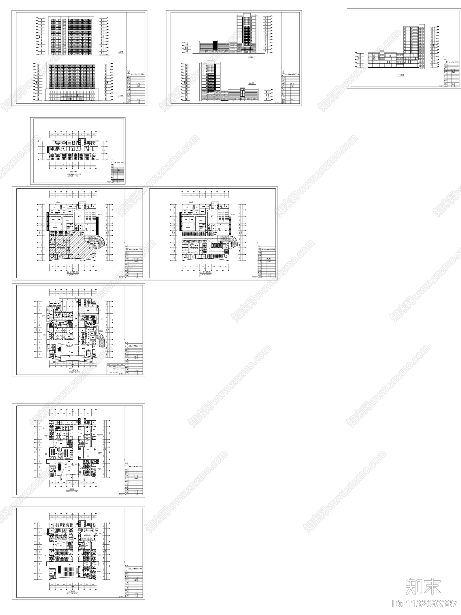 丰县新城区医院建筑cad施工图下载【ID:1132693387】