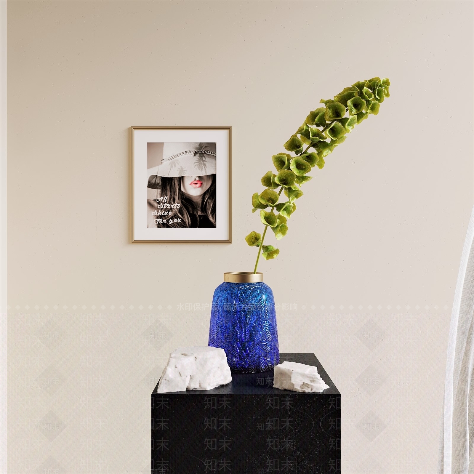 水生植物3D模型下载【ID:1132694996】