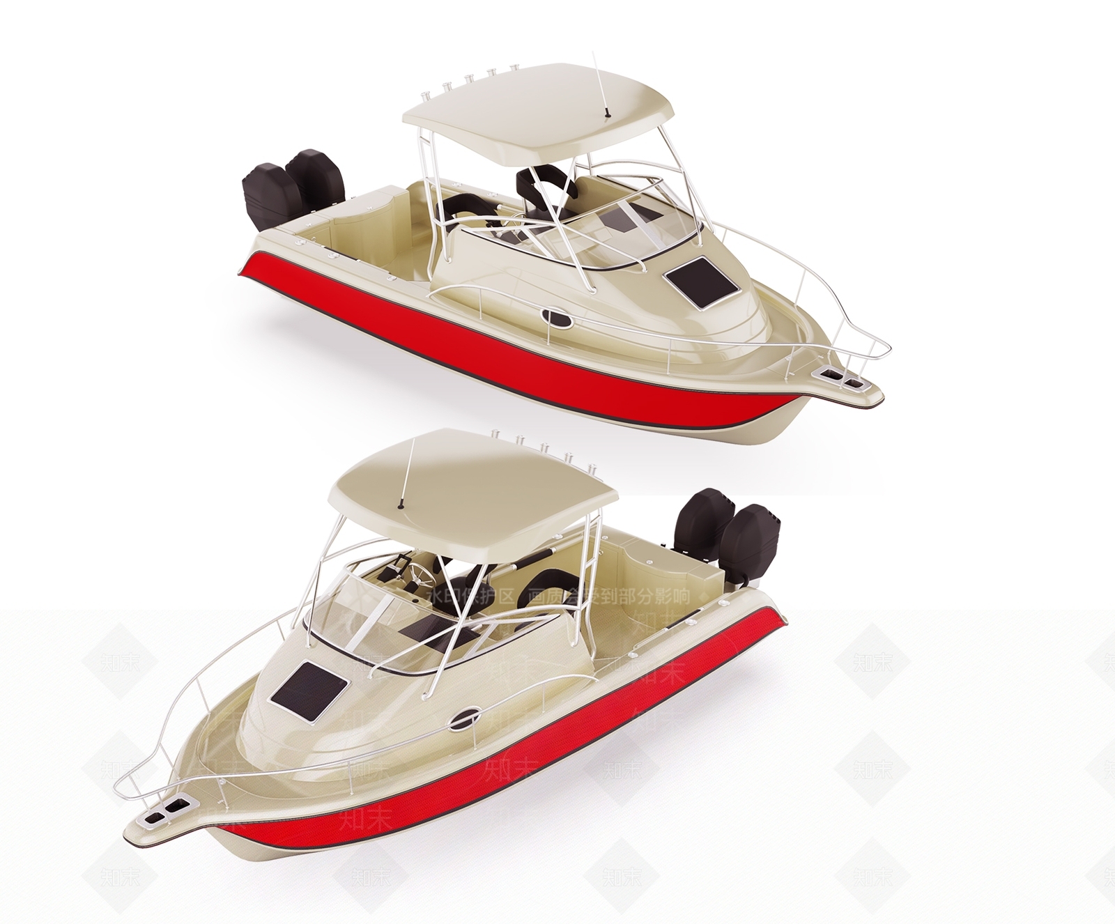 现代快艇3D模型下载【ID:1132704805】