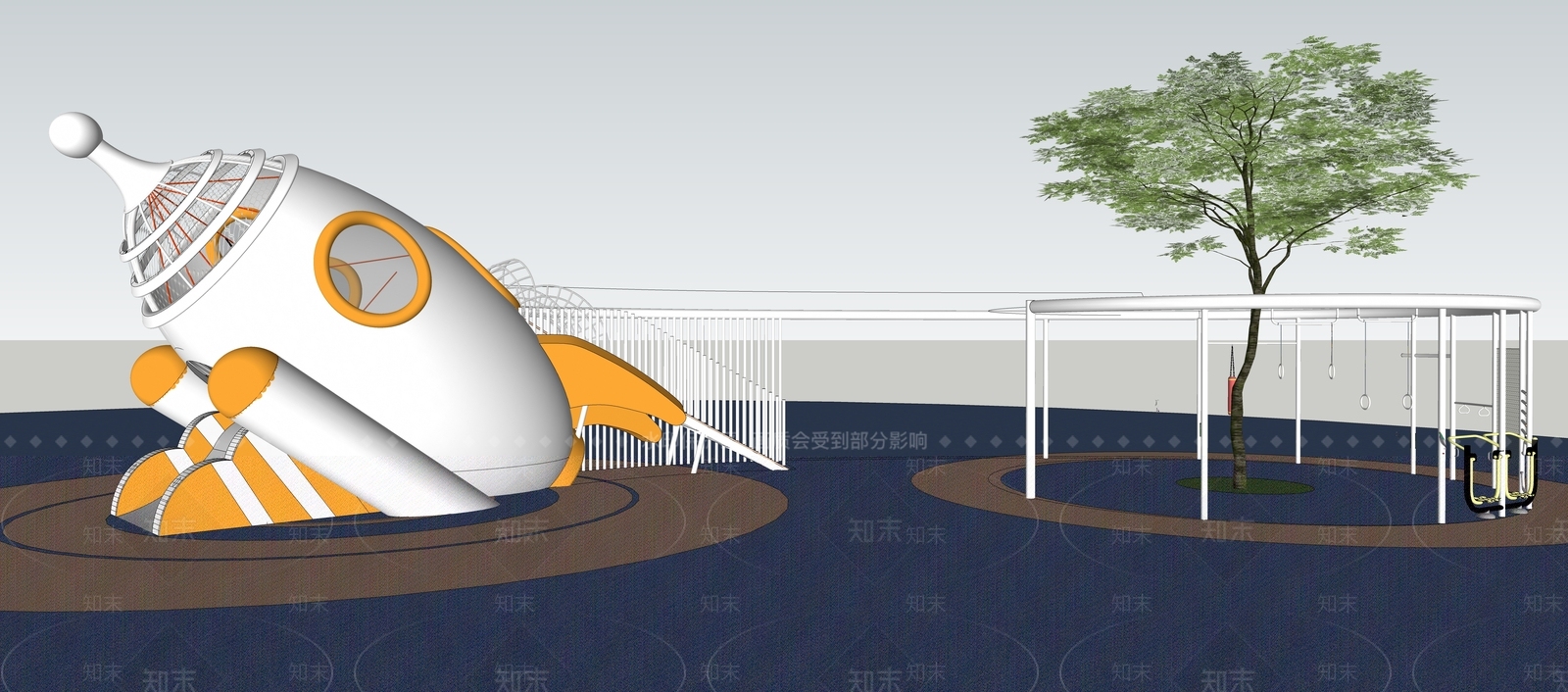 儿童器材SU模型下载【ID:1132713078】