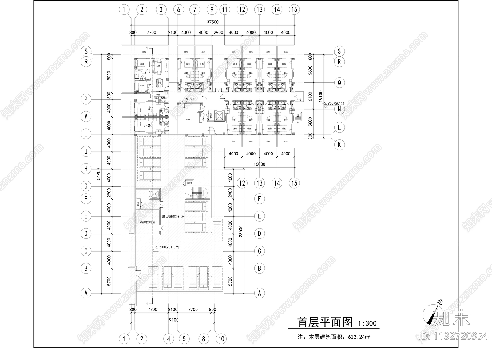 公寓建筑效果图cad施工图下载【ID:1132720954】