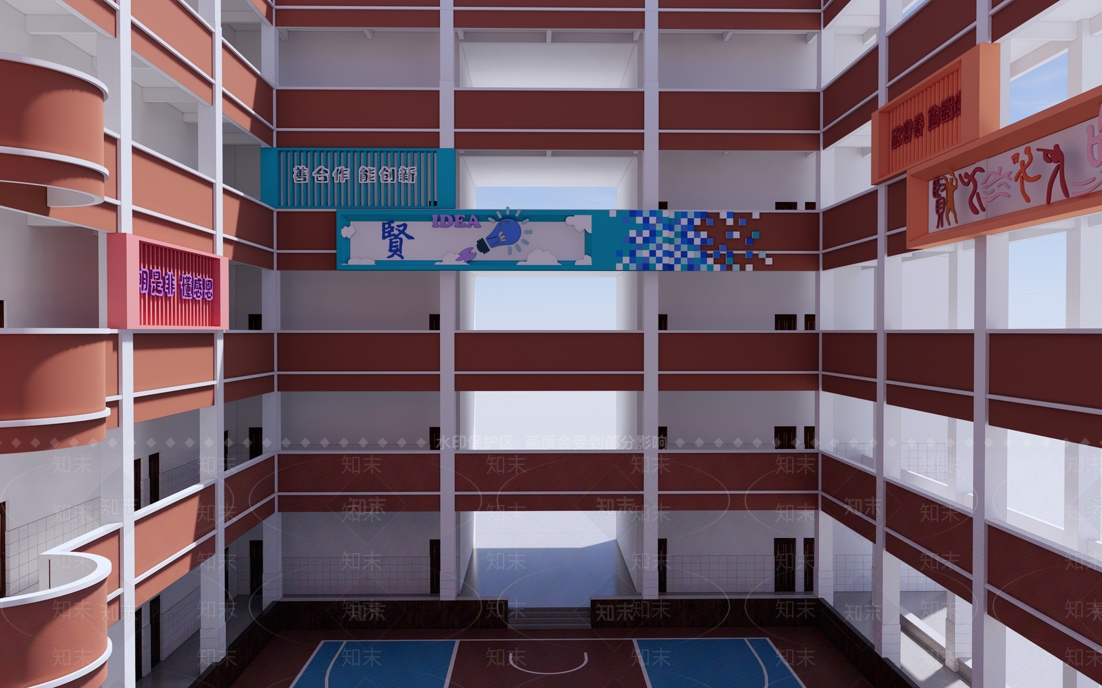 现代其它学校空间SU模型下载【ID:1132723648】