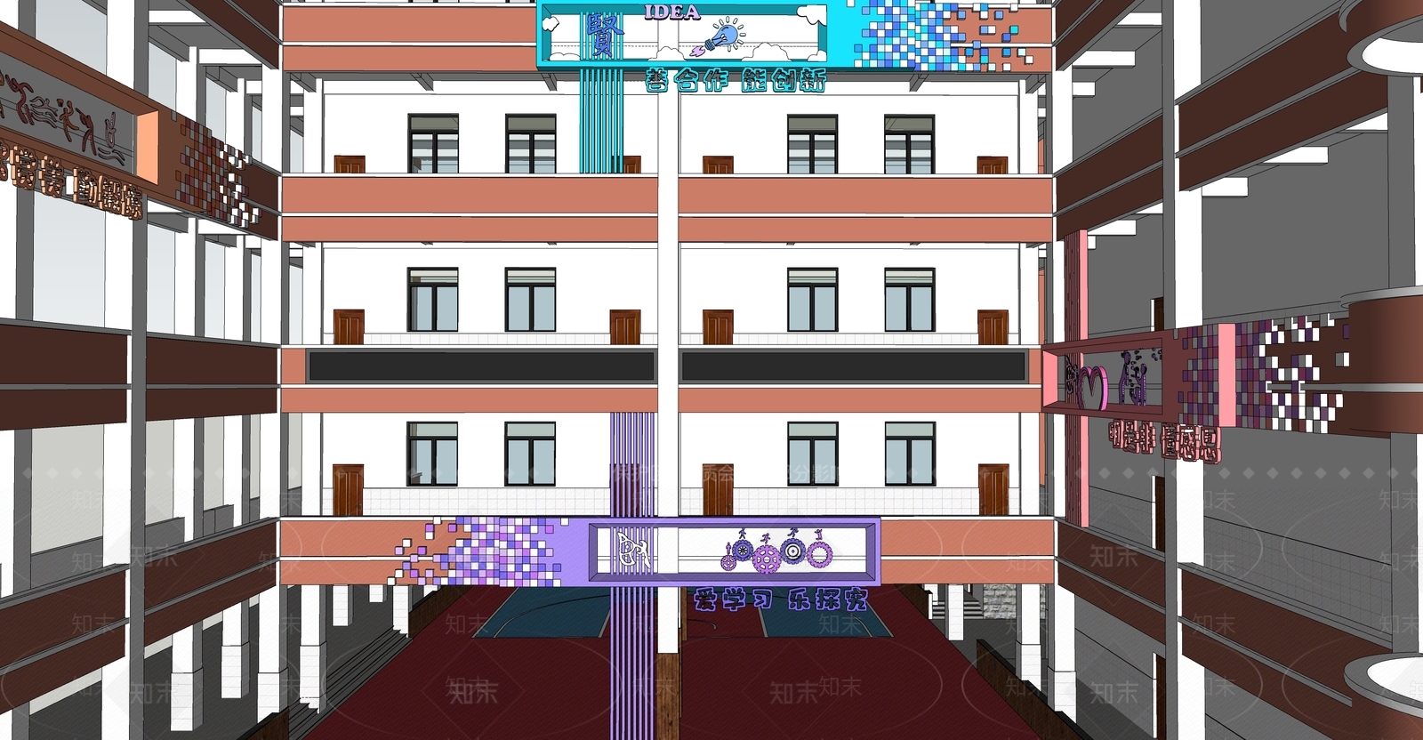 现代其它学校空间SU模型下载【ID:1132723648】