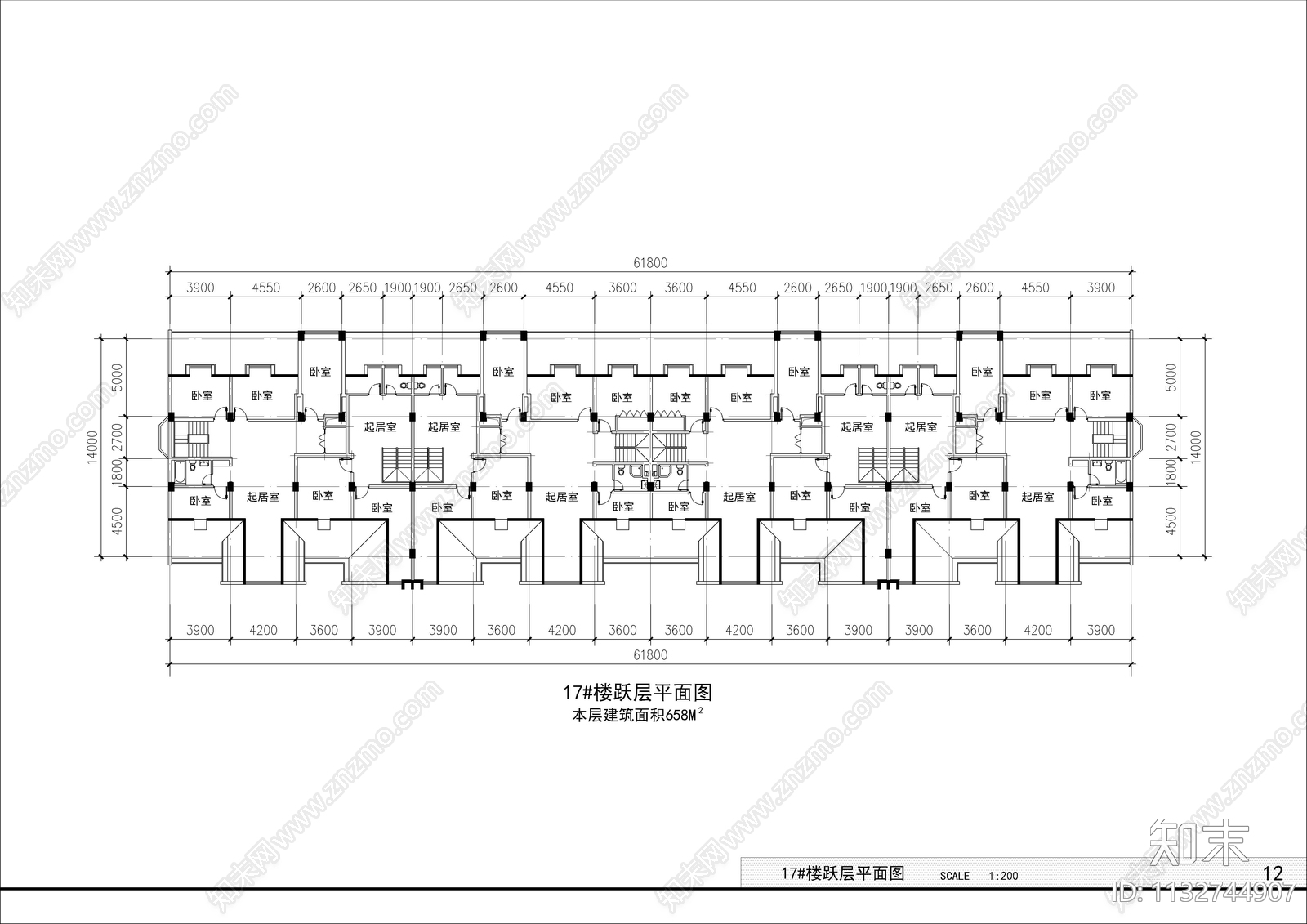 办公楼建筑cad施工图下载【ID:1132744907】