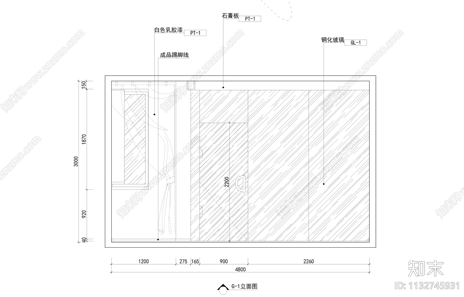 国际设计办公室全套cad施工图下载【ID:1132745931】