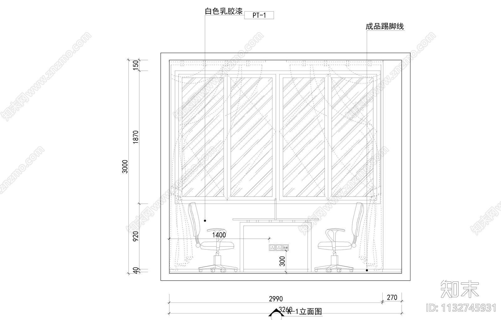 国际设计办公室全套cad施工图下载【ID:1132745931】