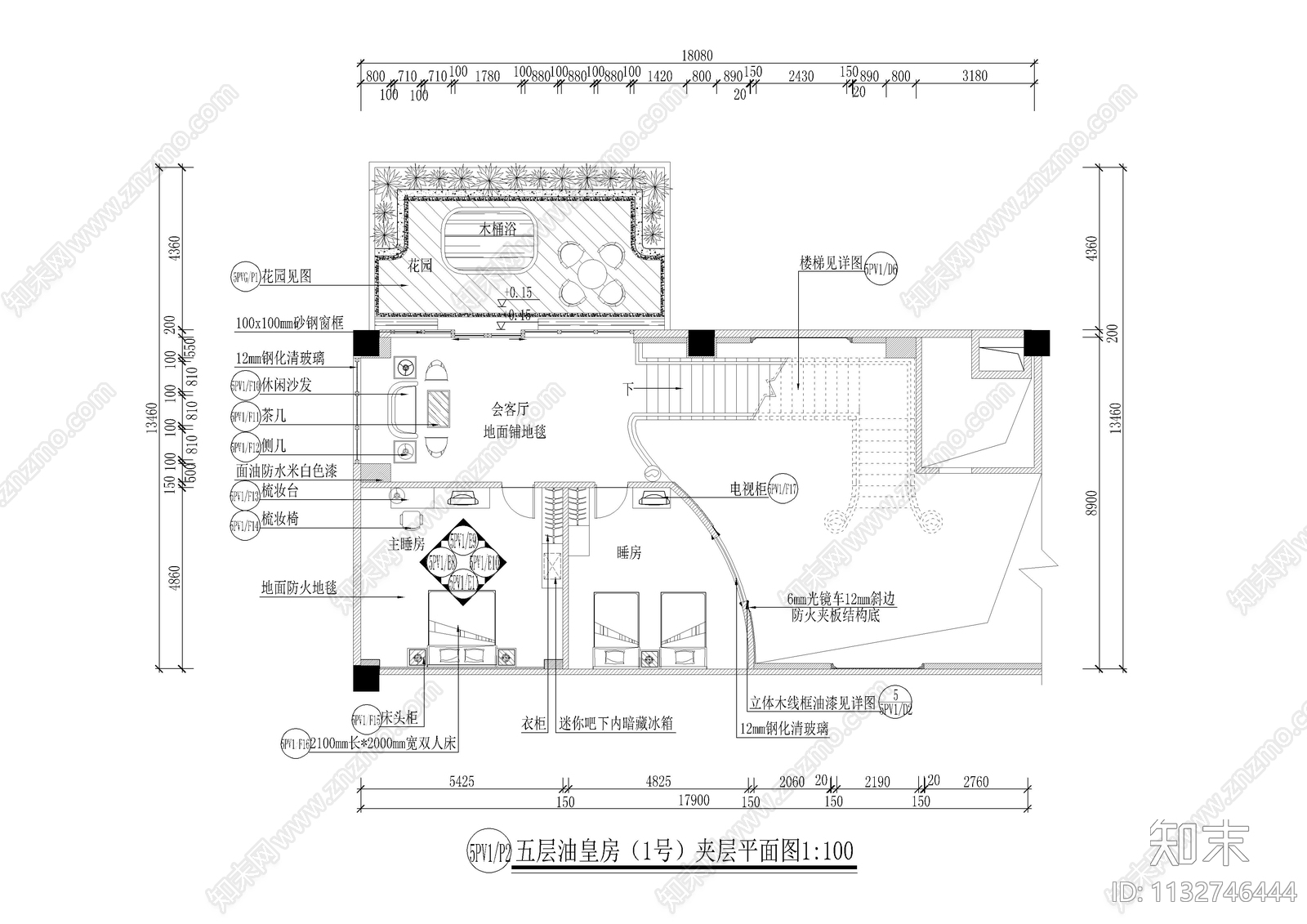 豪华国际会所桑拿豪华房全套cad施工图下载【ID:1132746444】