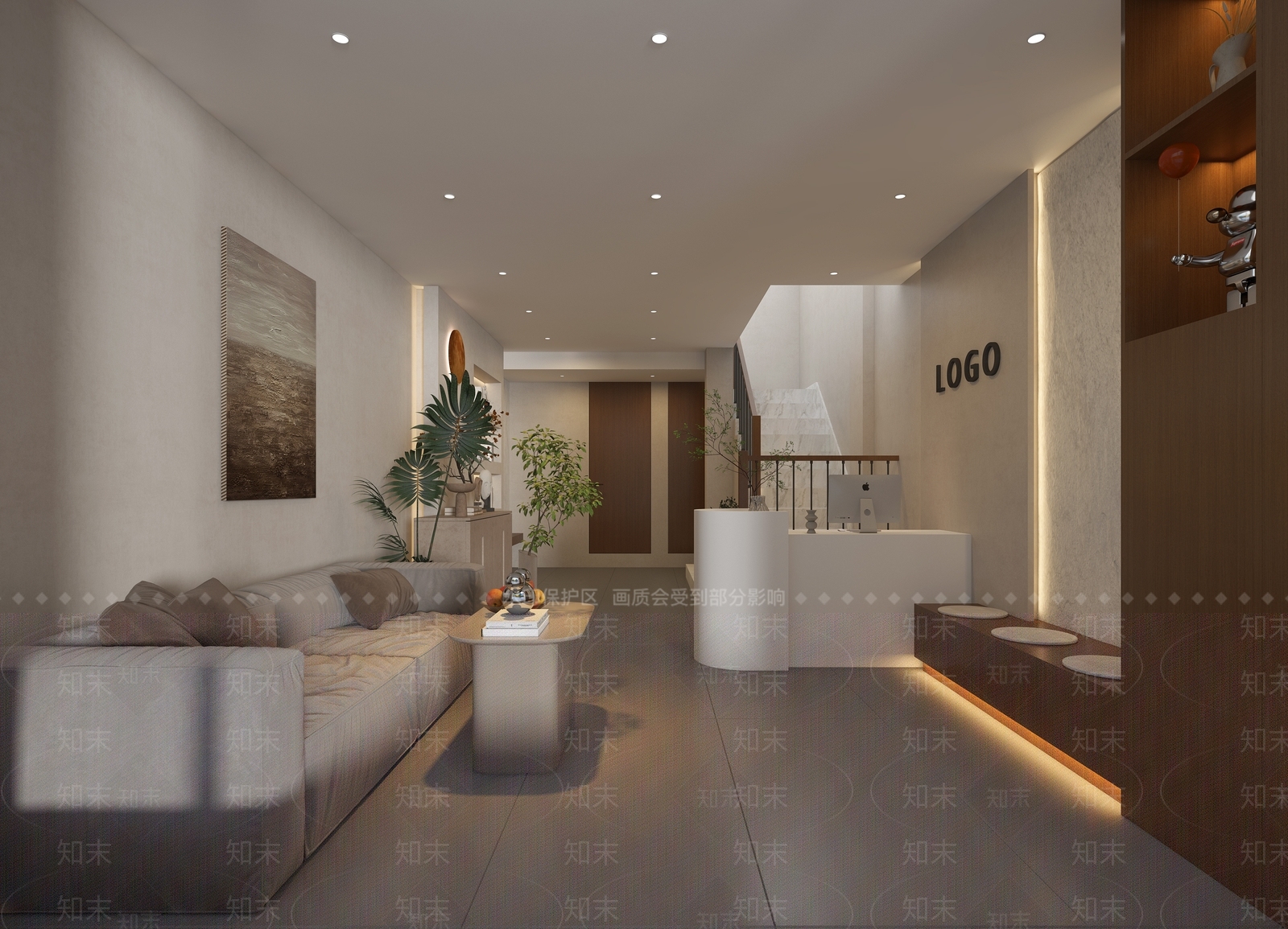 现代美容SPA店3D模型下载【ID:1132752485】