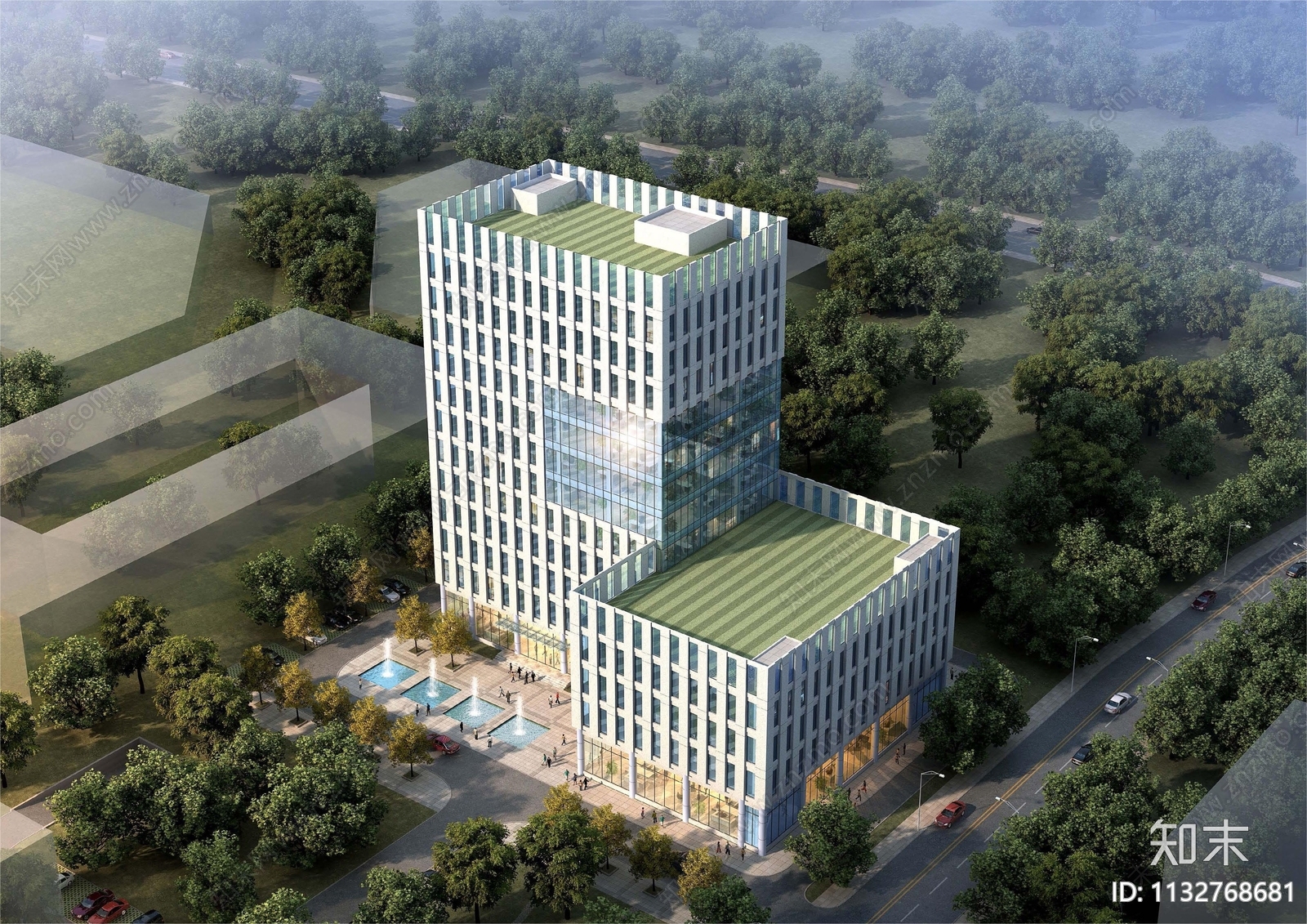 福建现代移动通信办公楼建筑施工图下载【ID:1132768681】