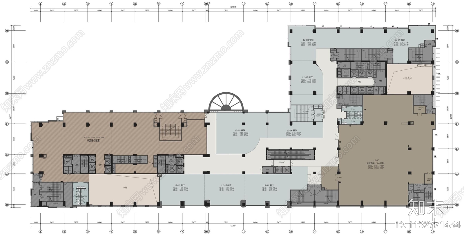 商场平面图施工图下载【ID:1132771454】