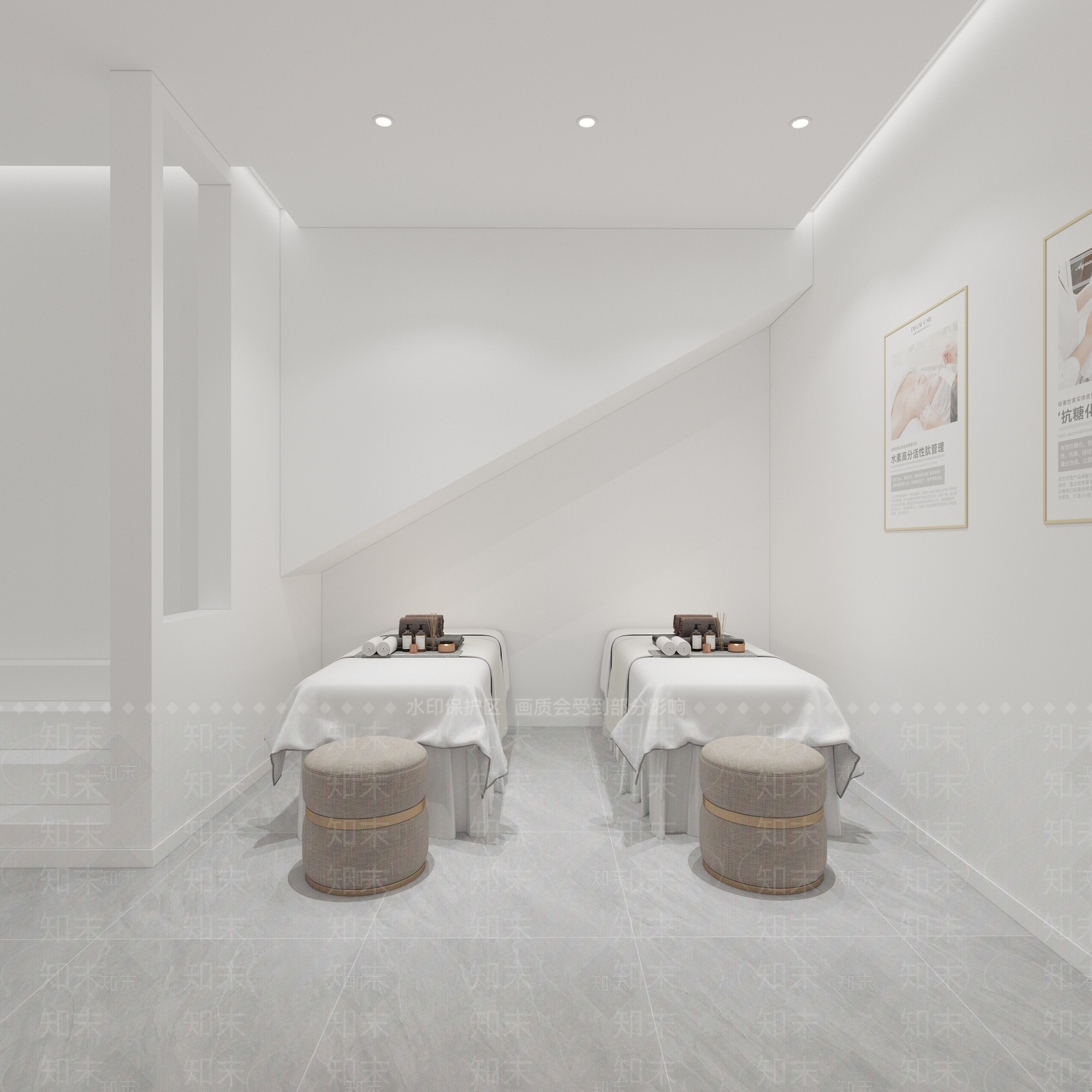 现代美容SPA店3D模型下载【ID:1132774160】