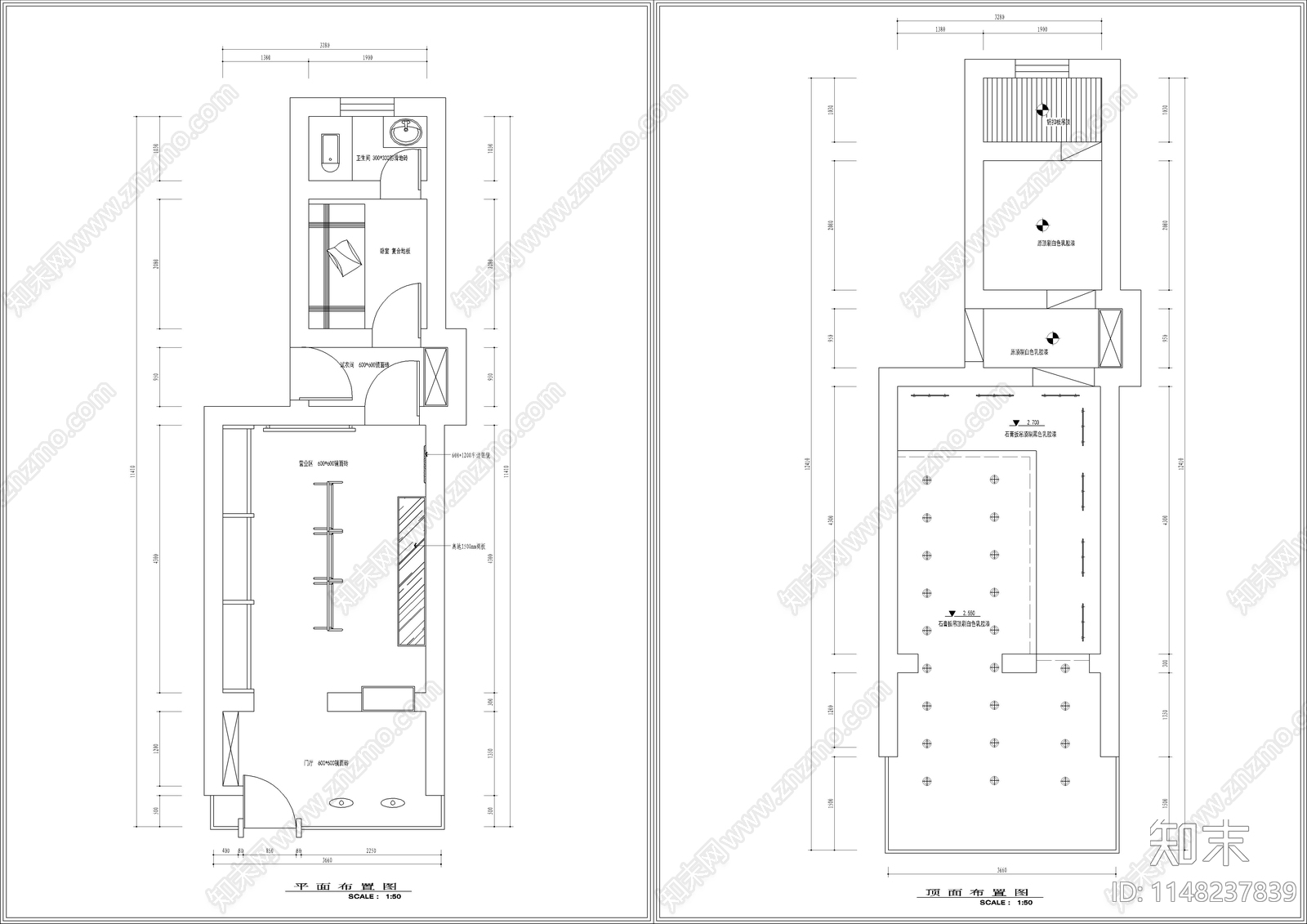 欧洲站服装店装修cad施工图下载【ID:1148237839】