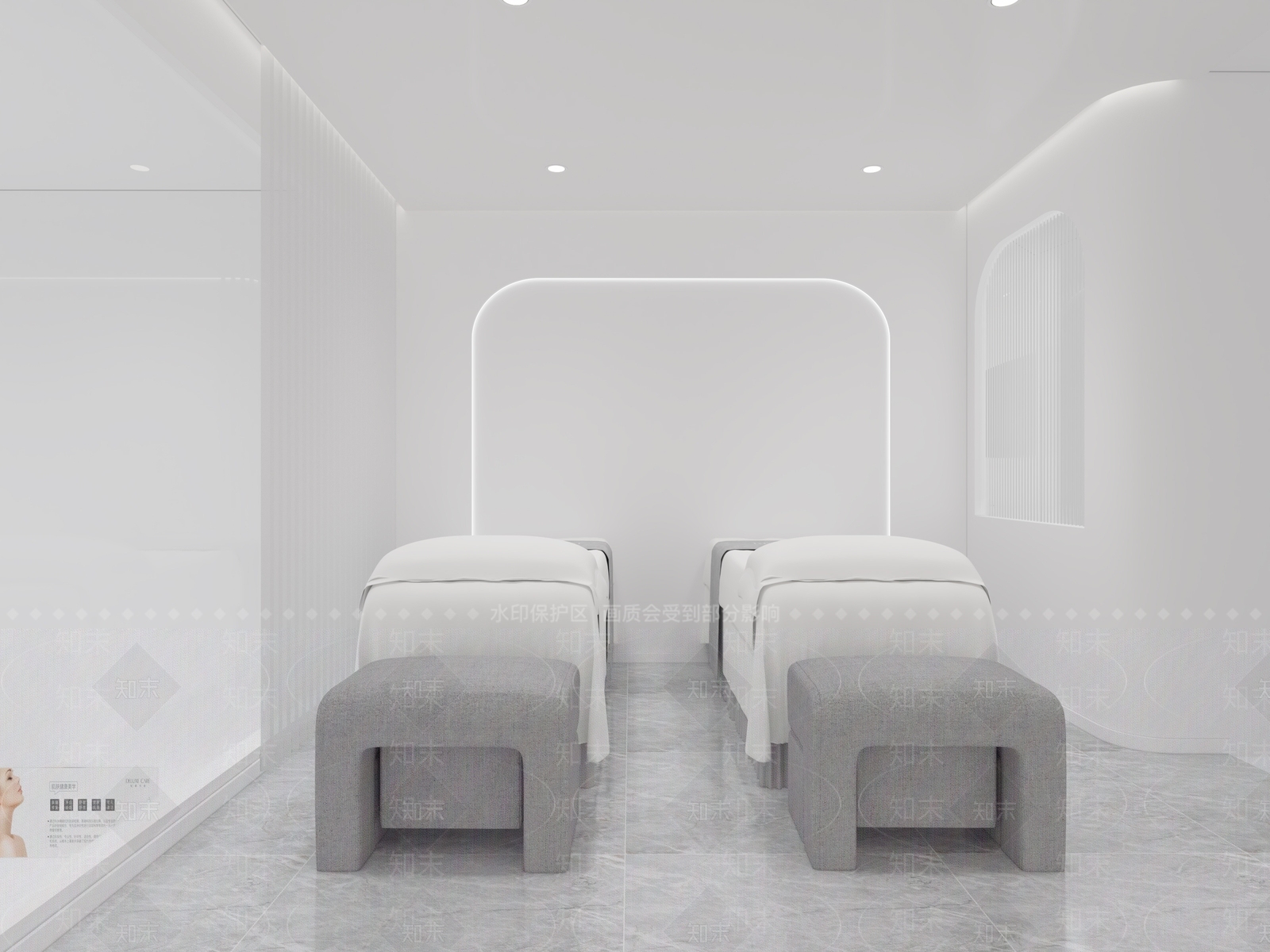 现代美容SPA店3D模型下载【ID:1132775355】