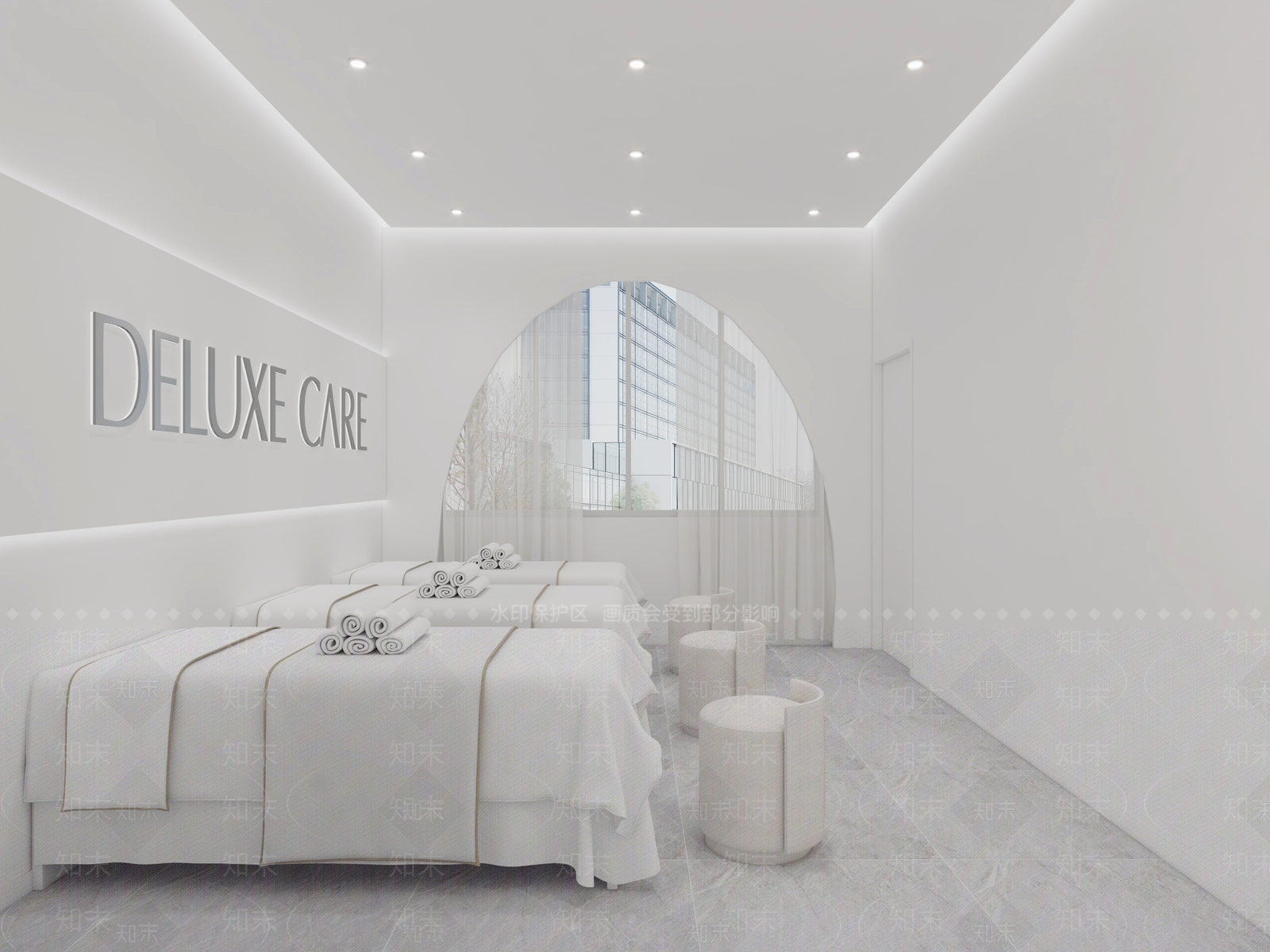 现代美容SPA店3D模型下载【ID:1132775598】