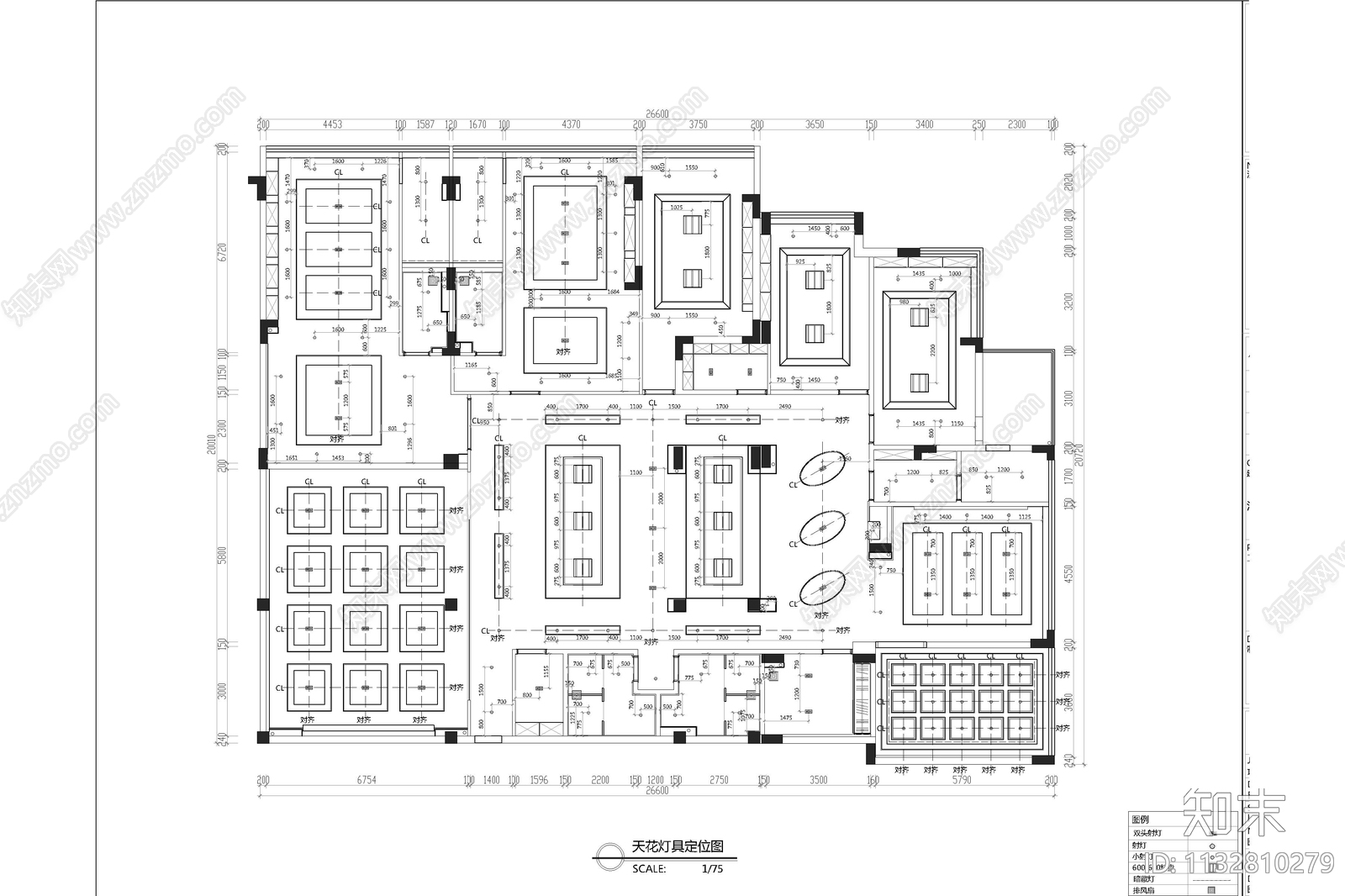 江西华瑞地产办公室设计全套cad施工图下载【ID:1132810279】