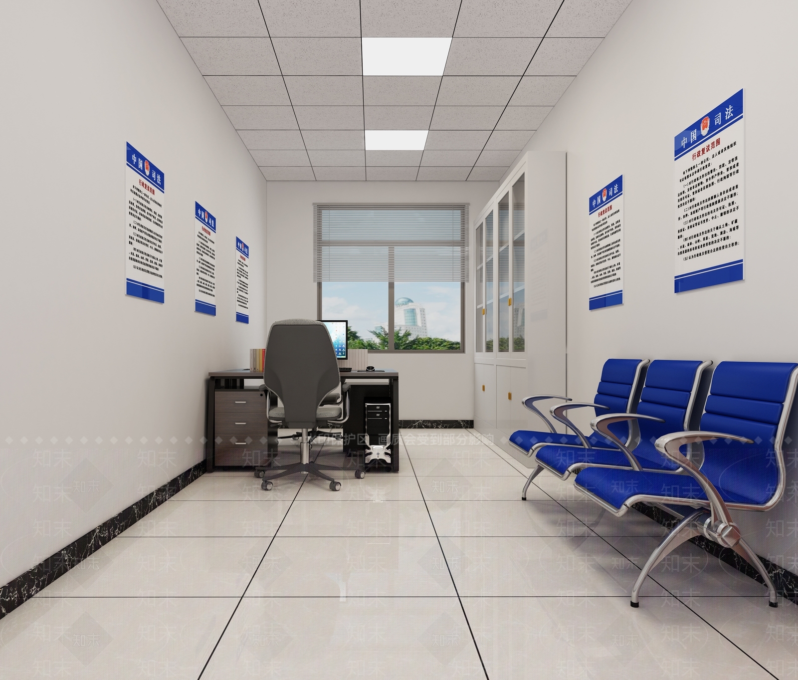 现代公安局3D模型下载【ID:1132822036】