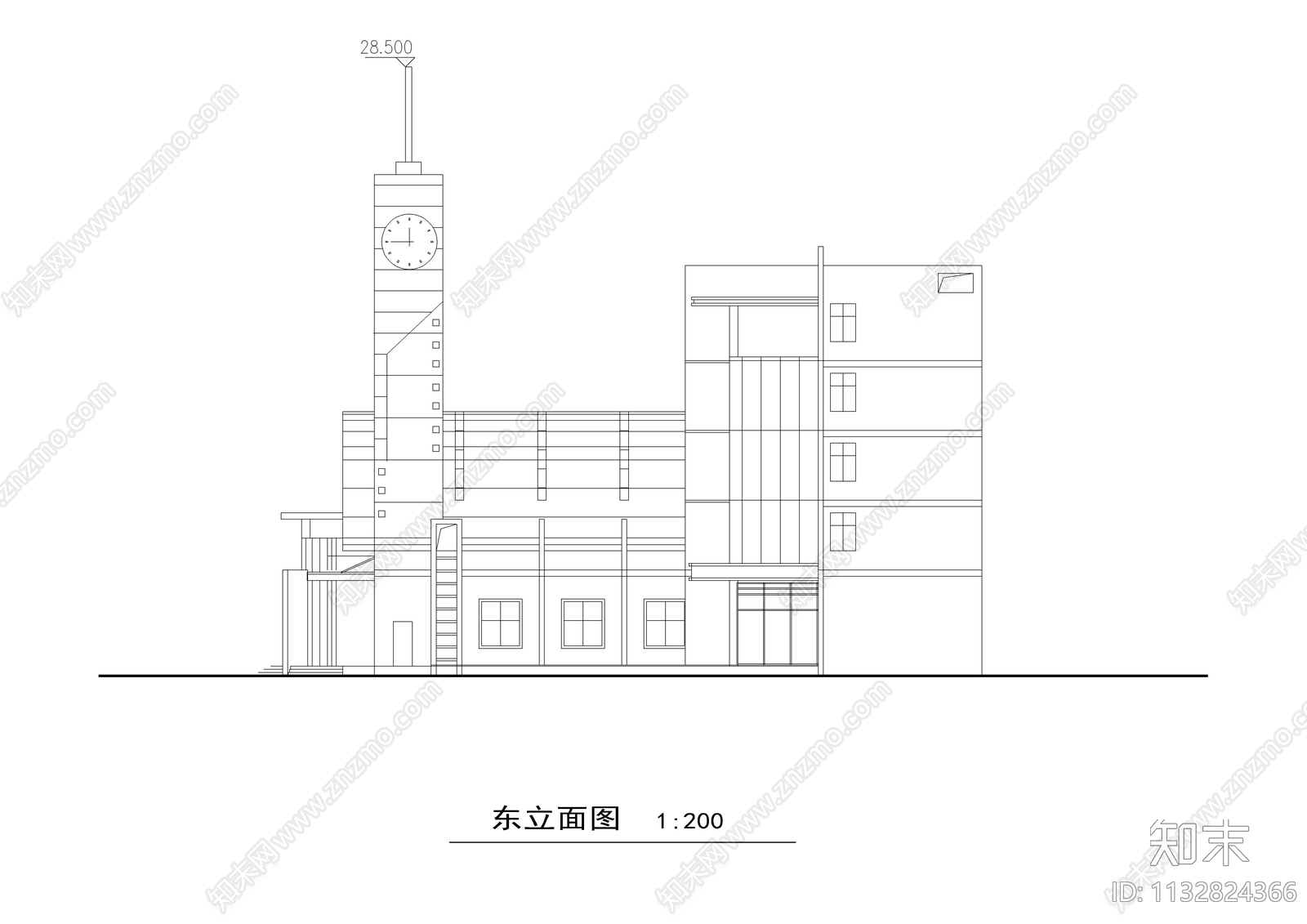 二级汽车站方案CAD图cad施工图下载【ID:1132824366】