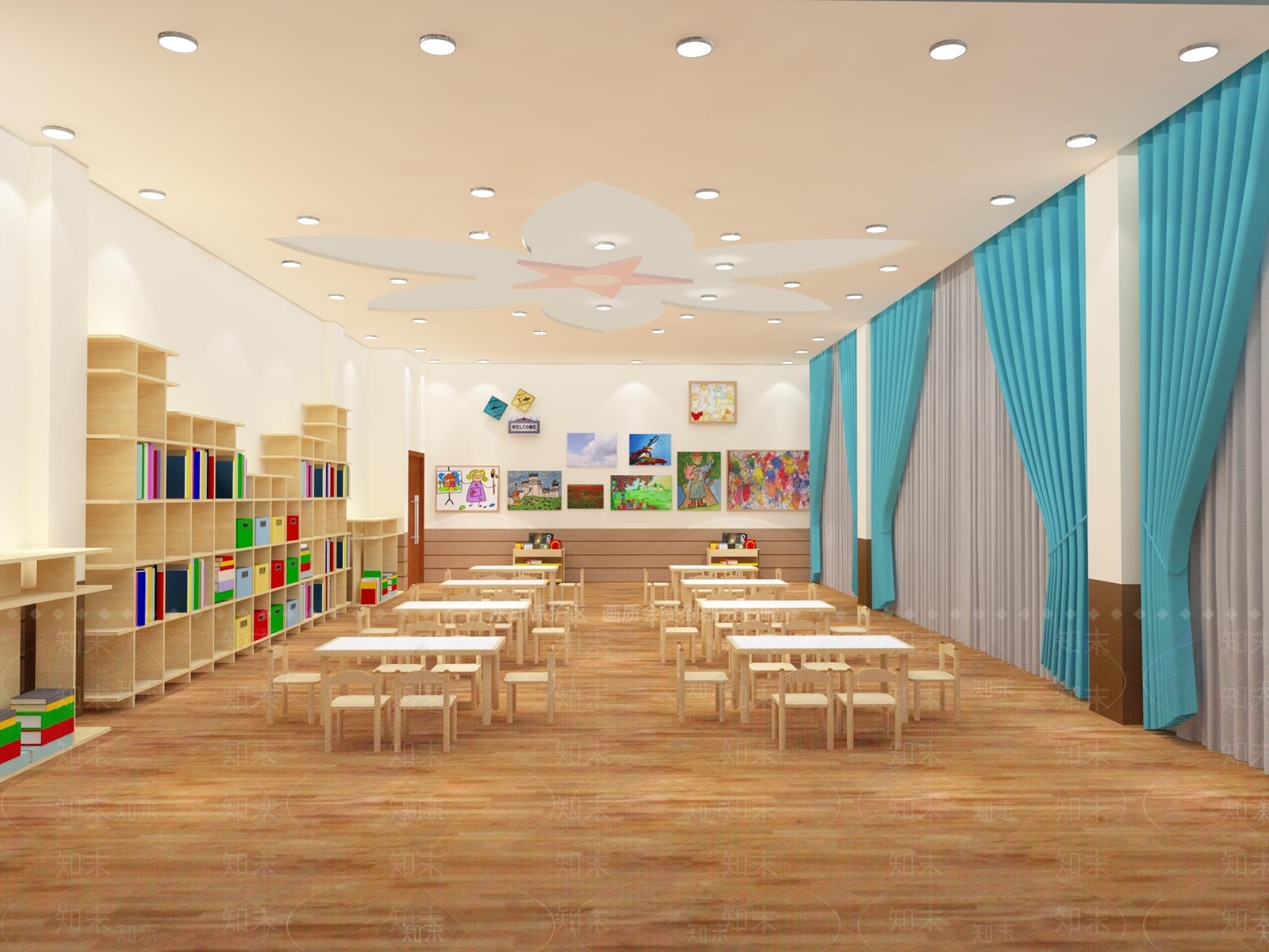 现代幼儿园3D模型下载【ID:1132835091】