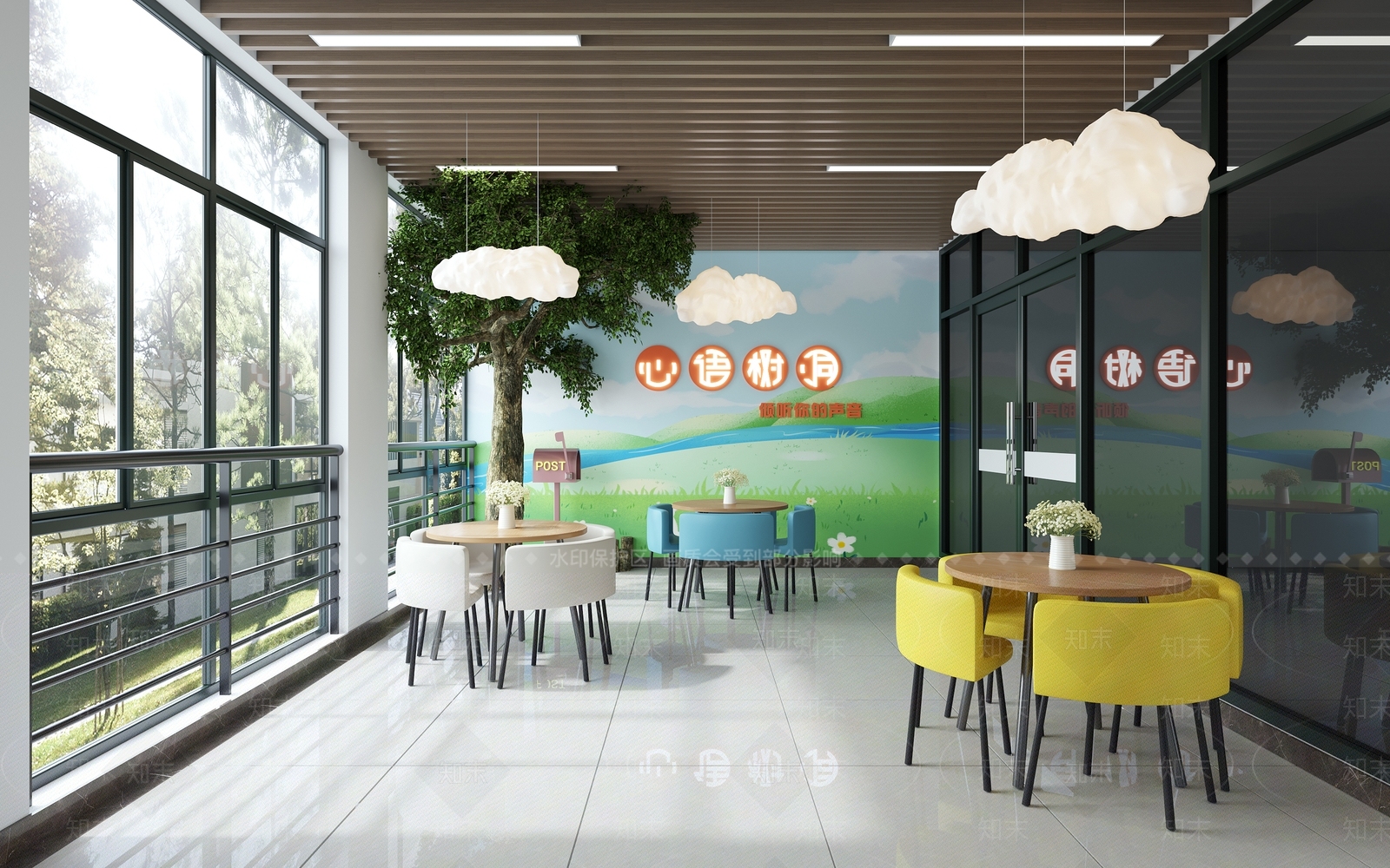 现代社区活动中心3D模型下载【ID:1132841762】