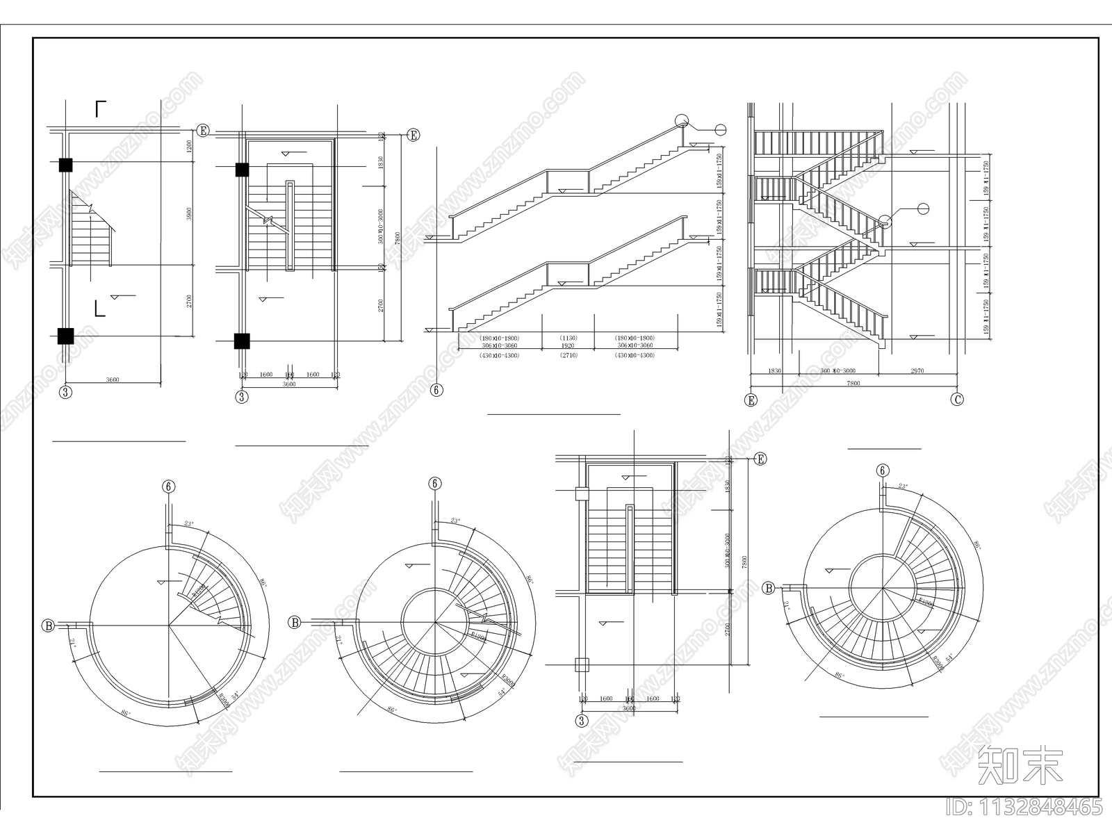 100套古代建筑设计cad施工图下载【ID:1132848465】