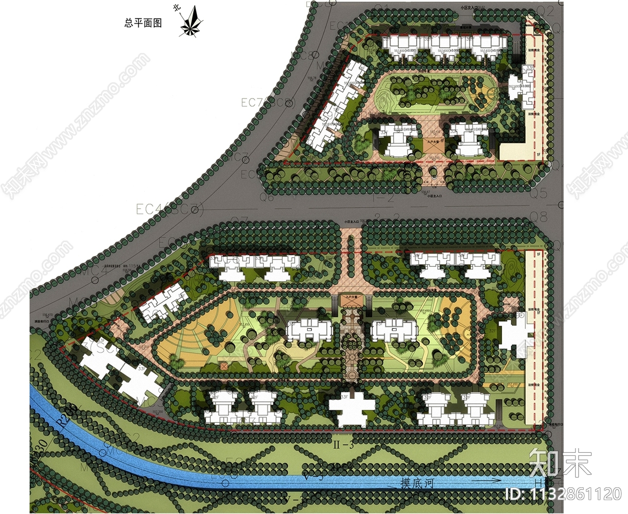 成都高档住宅公寓建筑cad施工图下载【ID:1132861120】