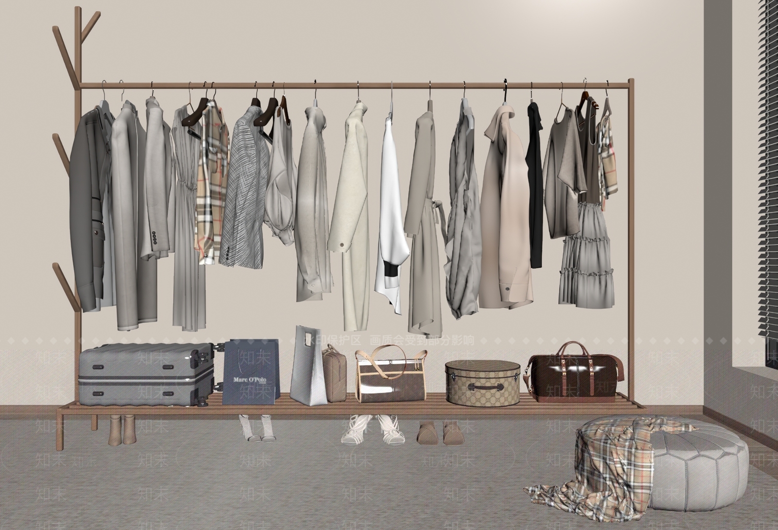 服装SU模型下载【ID:1132871139】