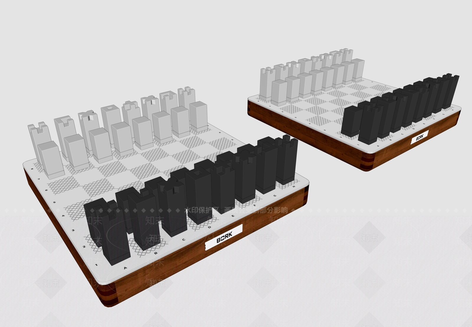 国际象棋SU模型下载【ID:1132884276】