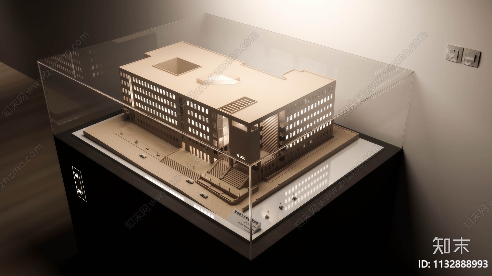 手工木制建筑模型SU模型下载【ID:1132888993】