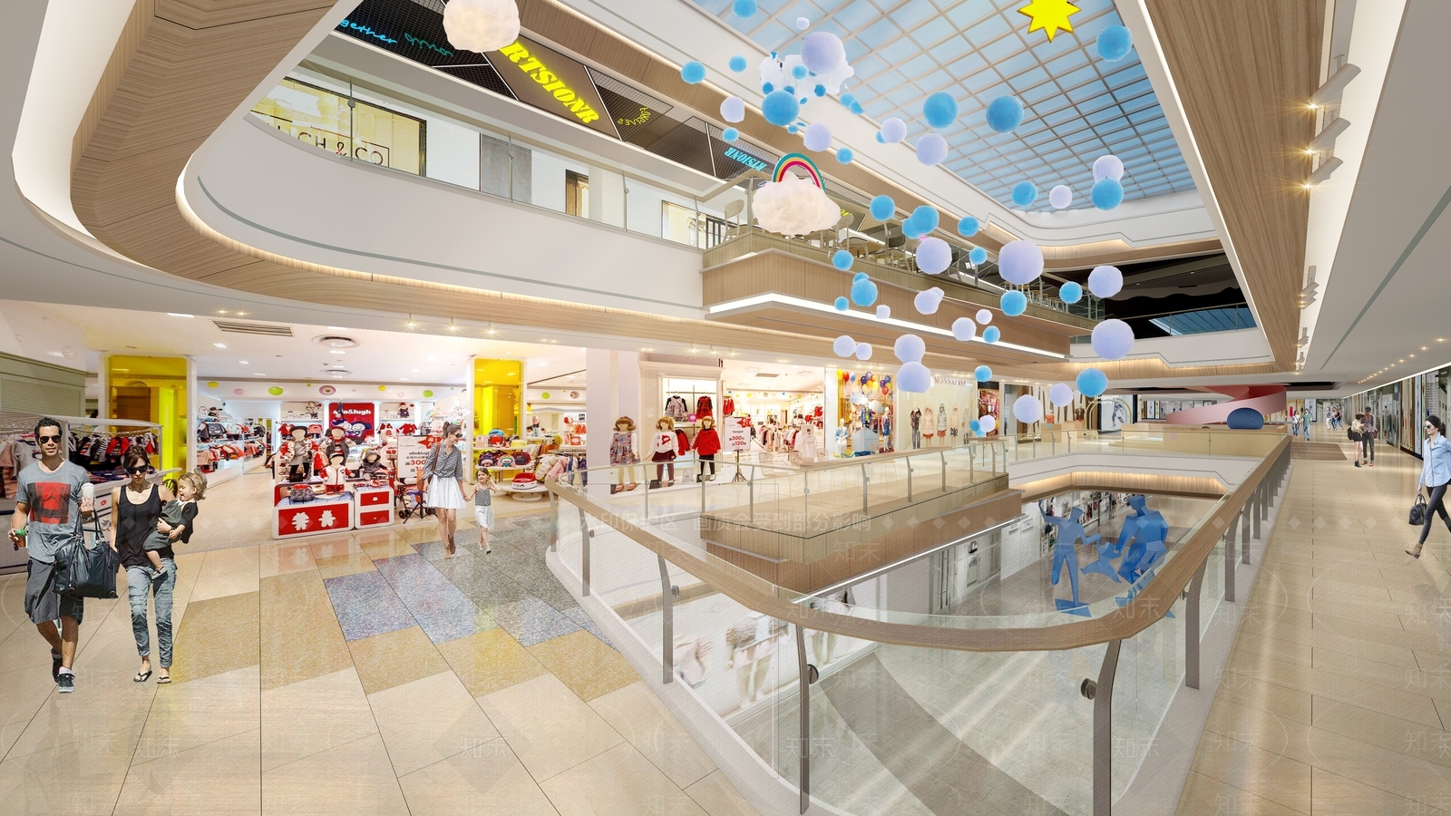 现代商场过道3D模型下载【ID:1132892817】