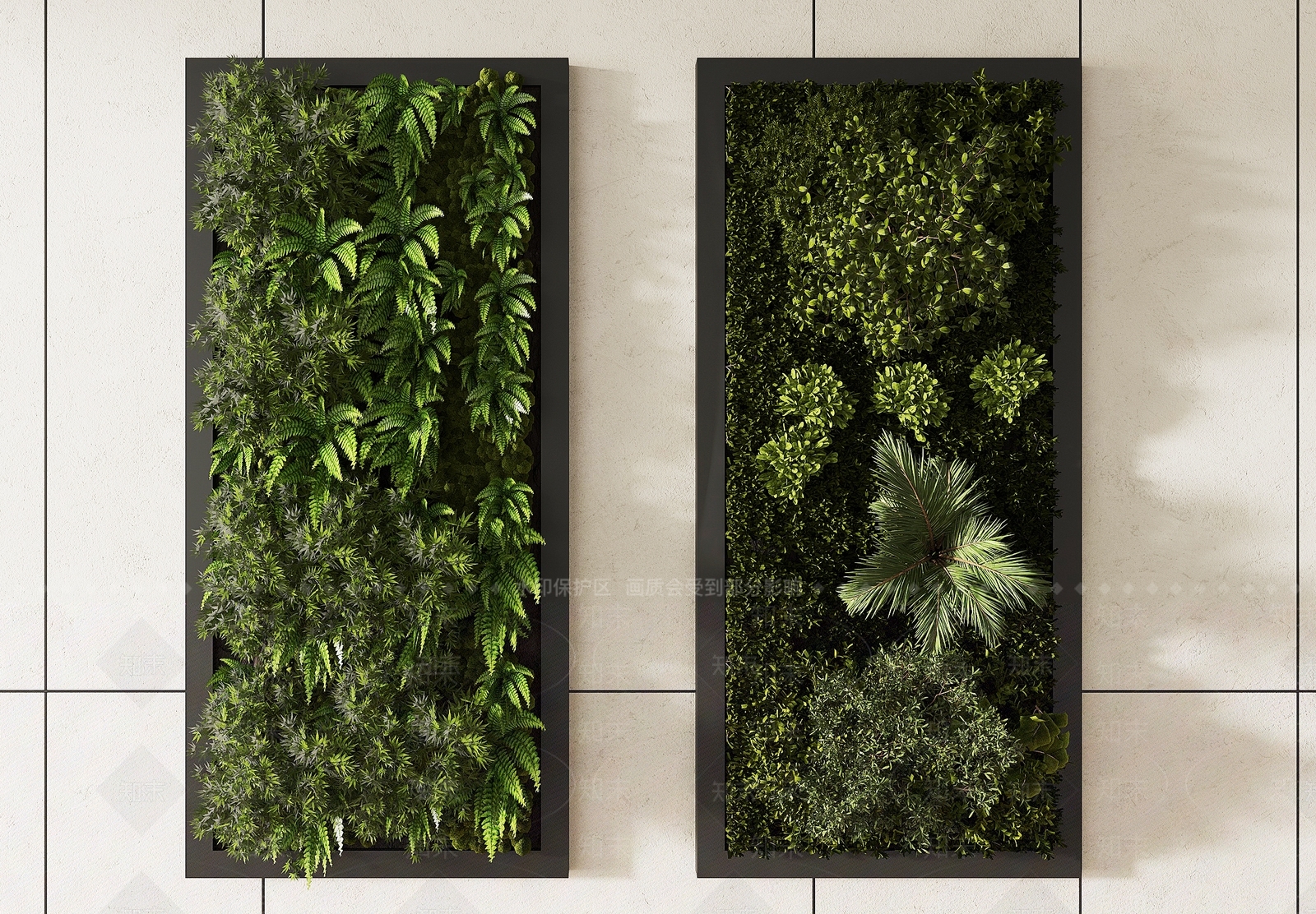 绿植墙3D模型下载【ID:1132896918】