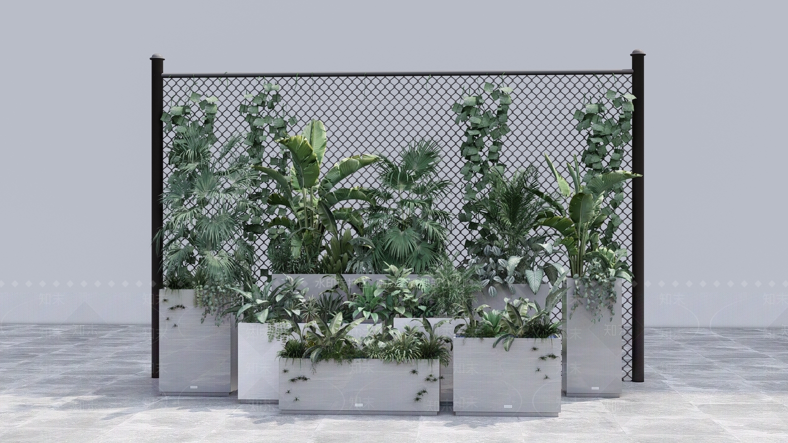花箱SU模型下载【ID:1133017956】