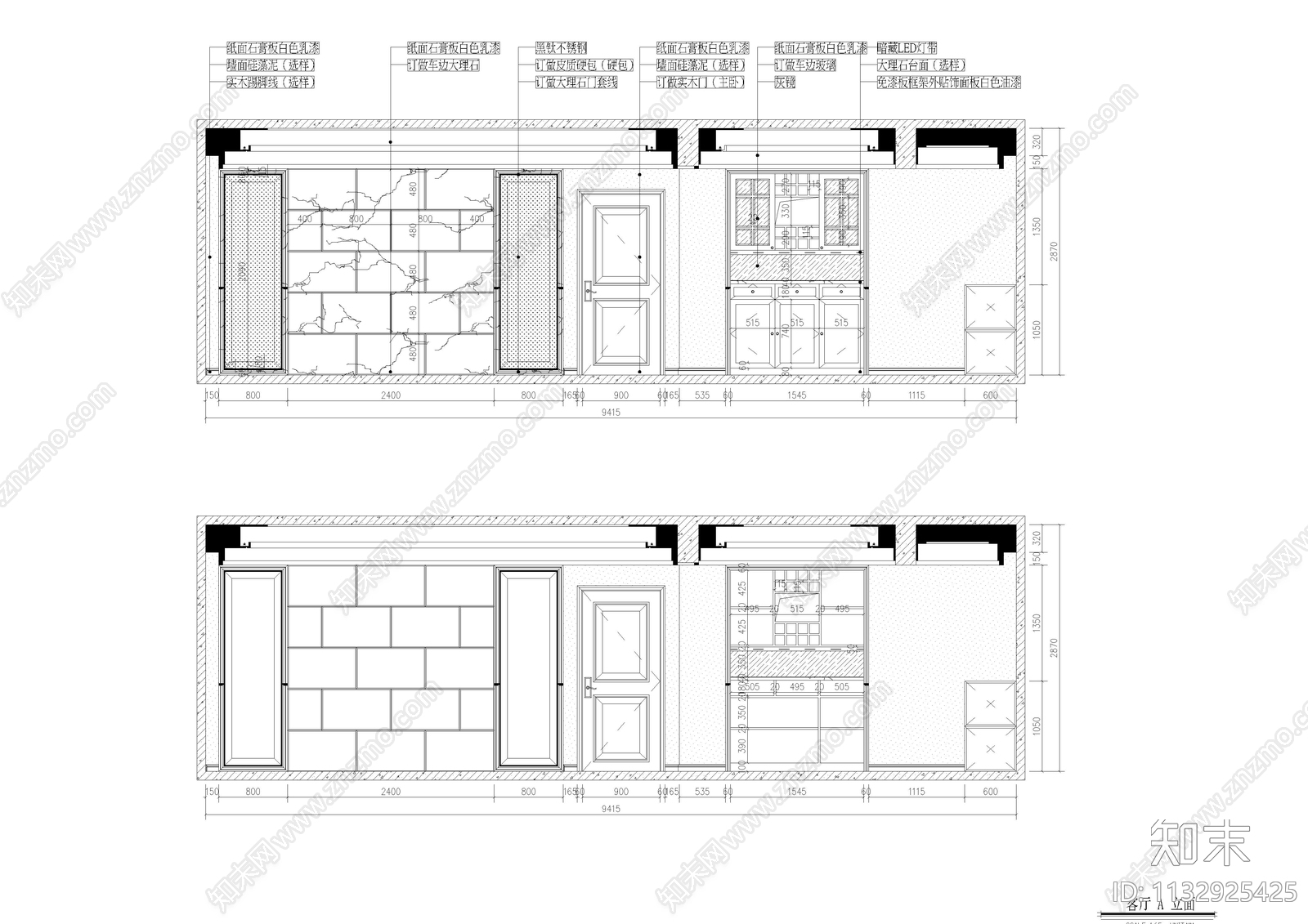 青城林语46栋家居cad施工图下载【ID:1132925425】