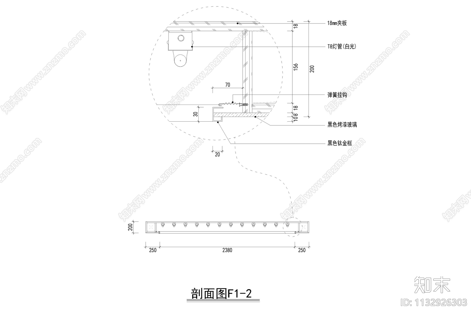 商业珠宝店展厅全套cad施工图下载【ID:1132926303】