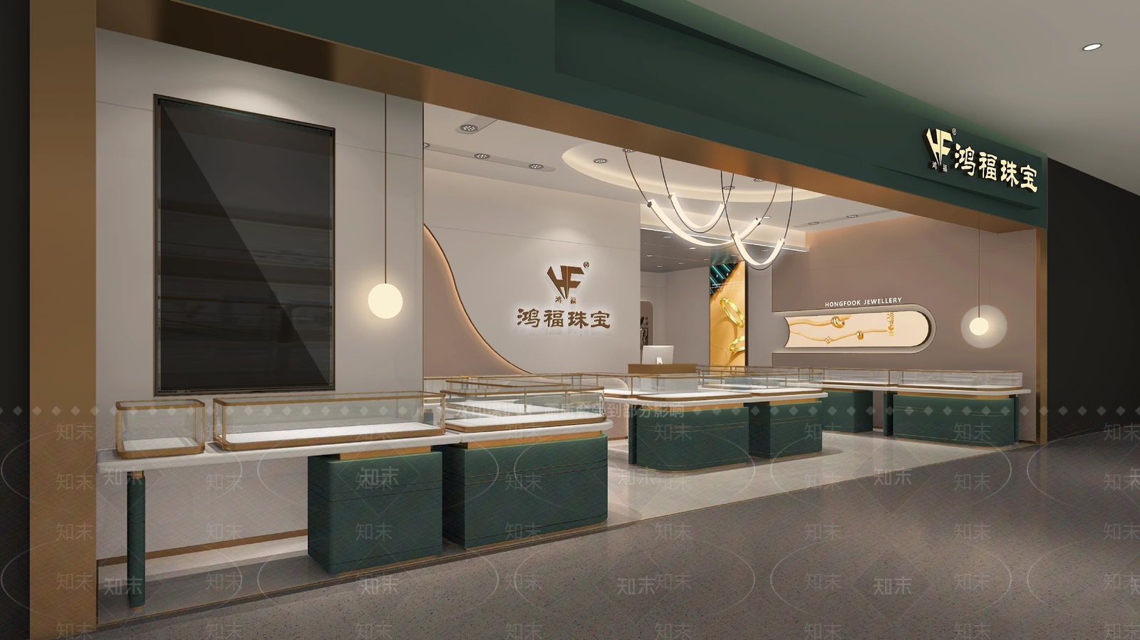 现代珠宝店3D模型下载【ID:1132930769】