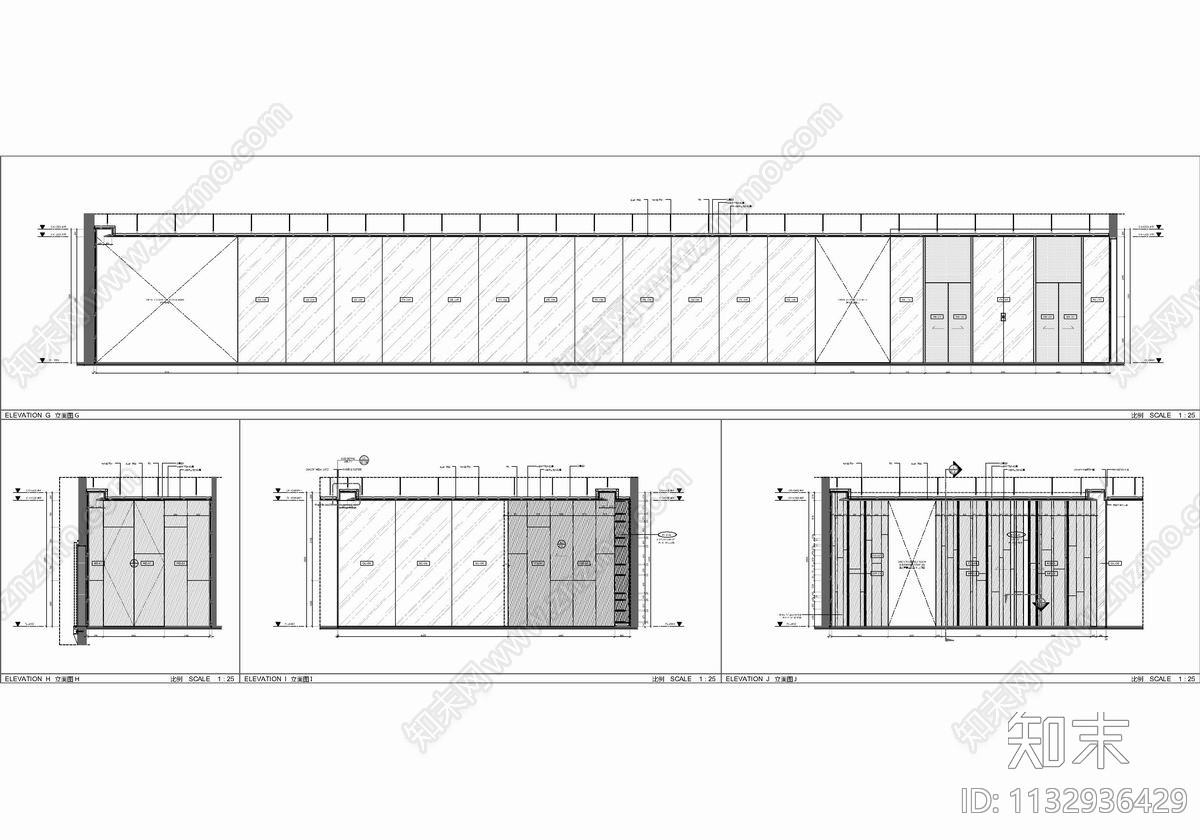 酒店商务休闲中心施工图cad施工图下载【ID:1132936429】