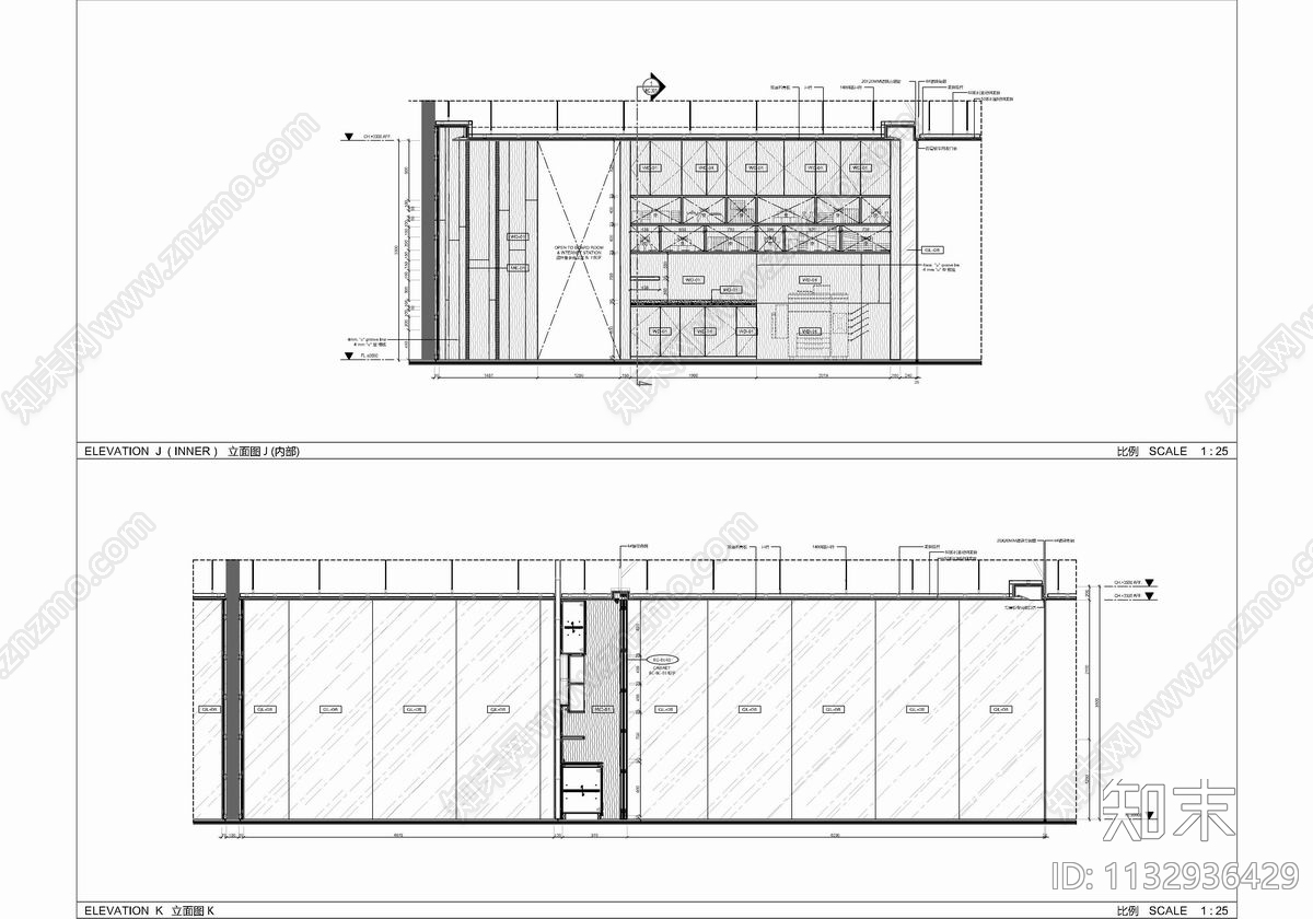 酒店商务休闲中心施工图cad施工图下载【ID:1132936429】