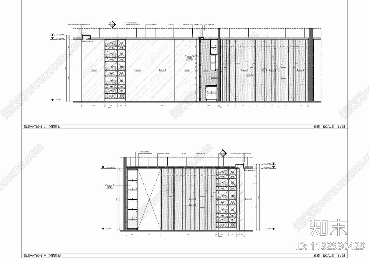 酒店商务休闲中心施工图cad施工图下载【ID:1132936429】