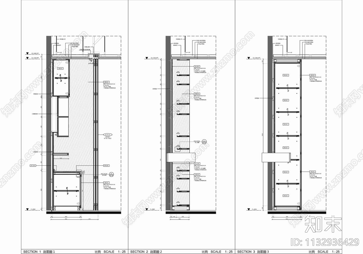 酒店商务休闲中心施工图cad施工图下载【ID:1132936429】