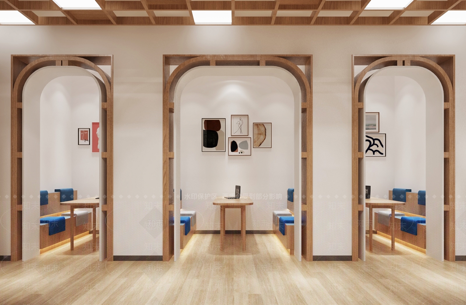 现代书店3D模型下载【ID:1132962480】