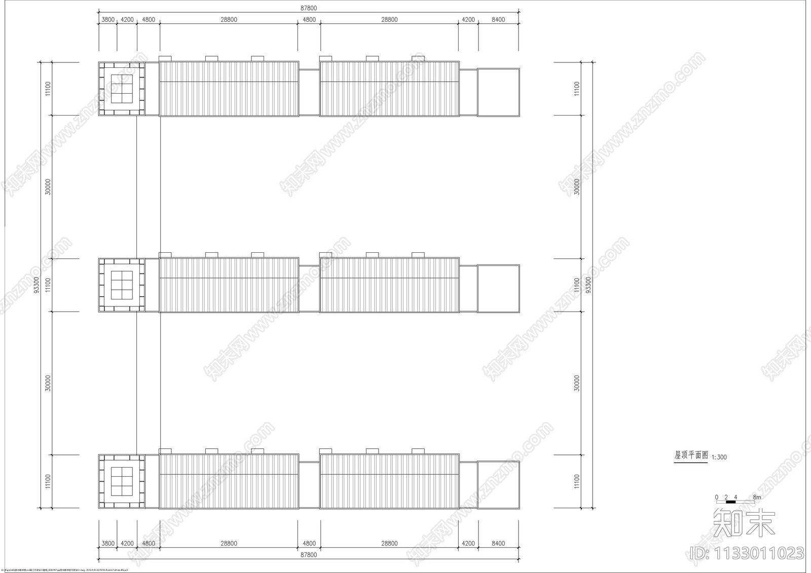 某高中教学楼建筑cad施工图下载【ID:1133011023】