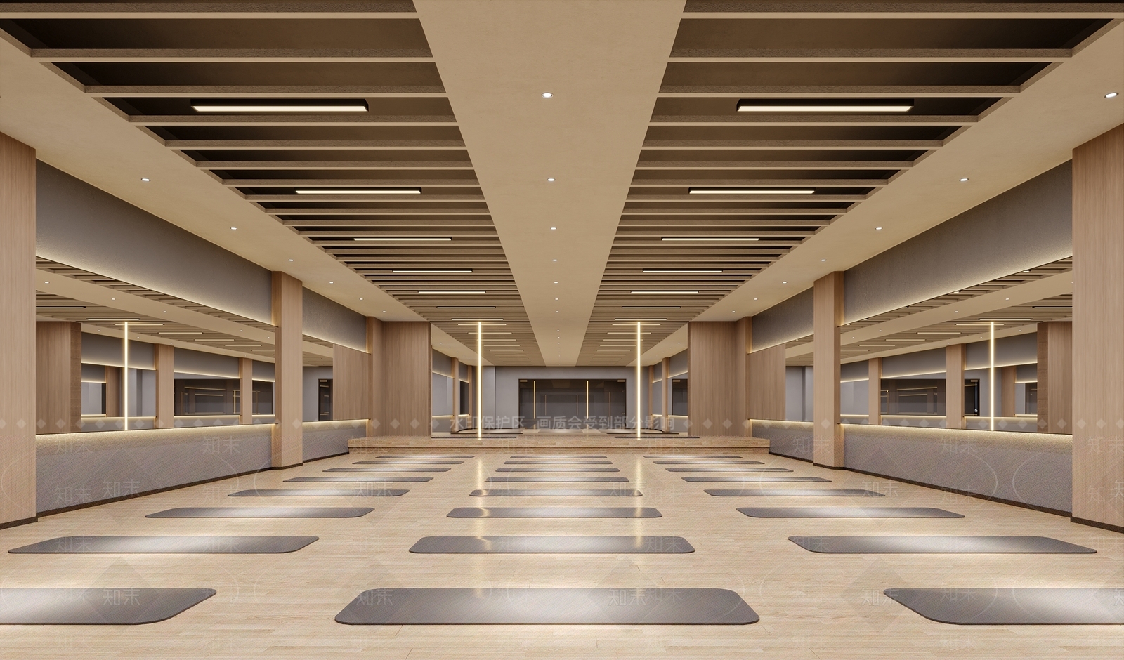 现代瑜伽室3D模型下载【ID:1133006277】