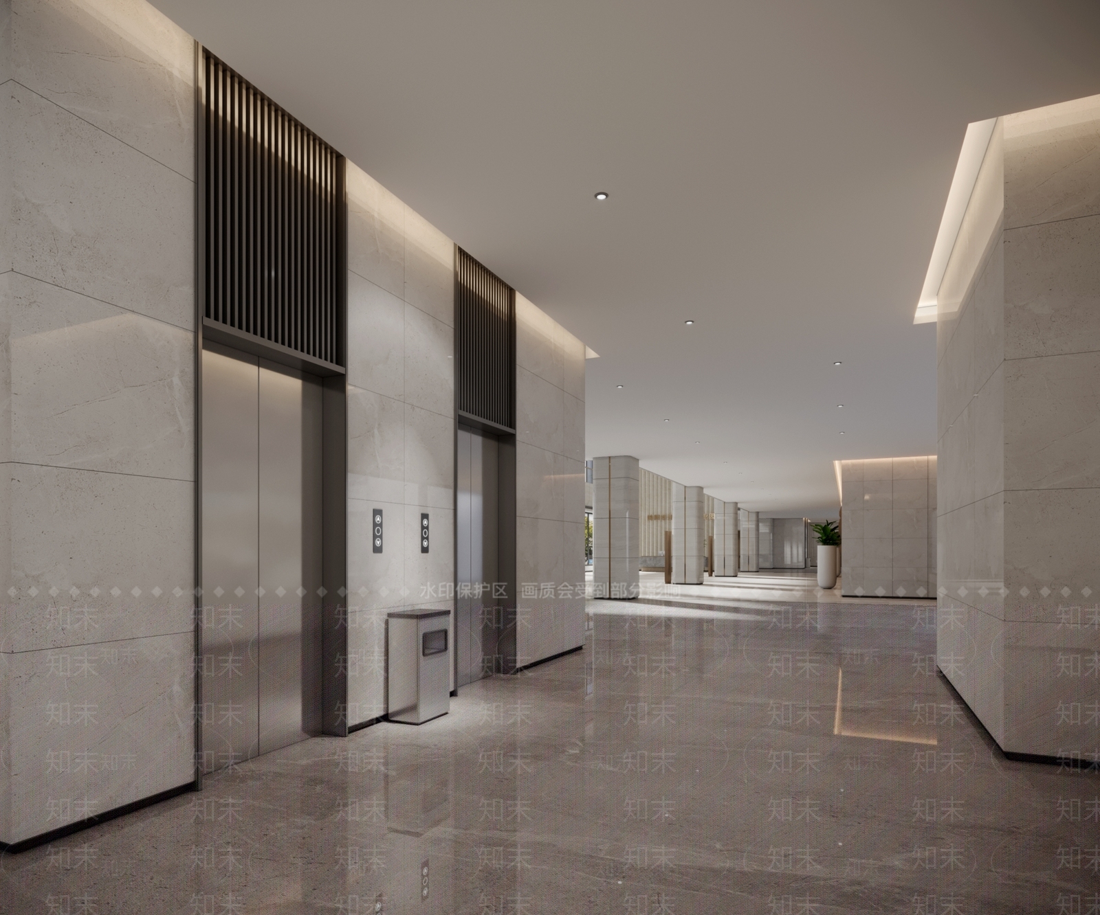 现代政务服务中心3D模型下载【ID:1133020572】