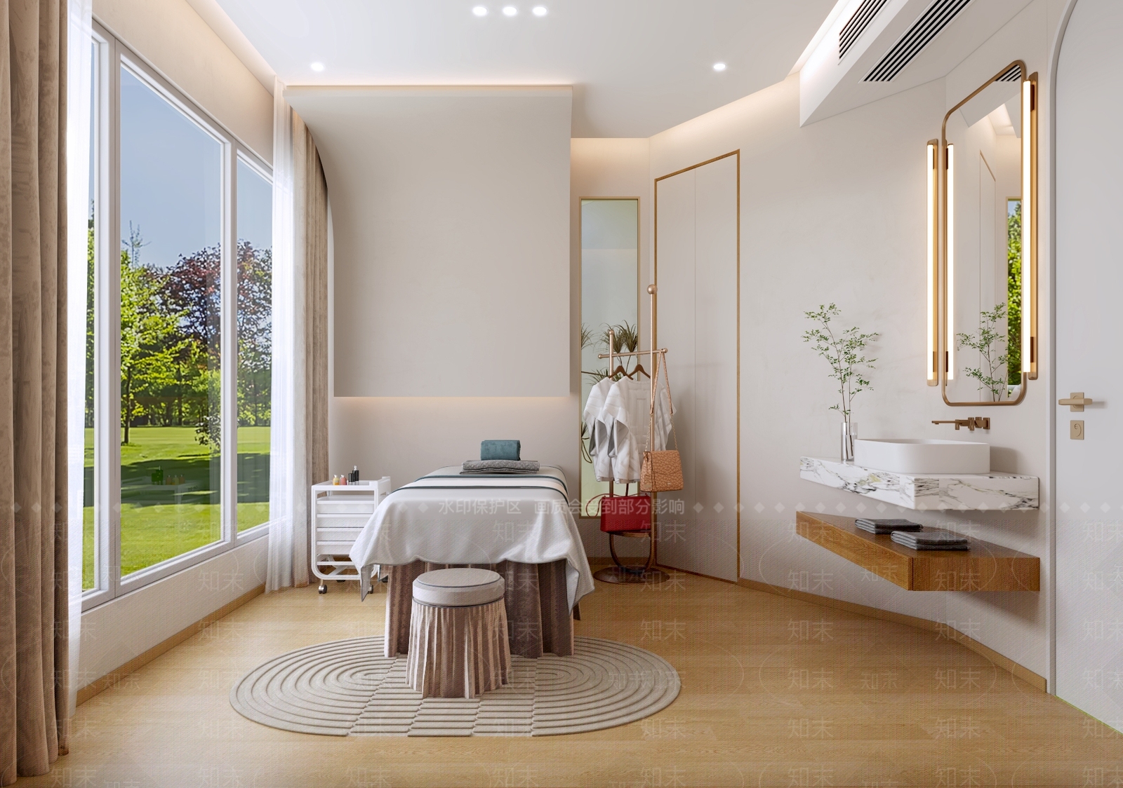 现代美容SPA店3D模型下载【ID:1133020891】