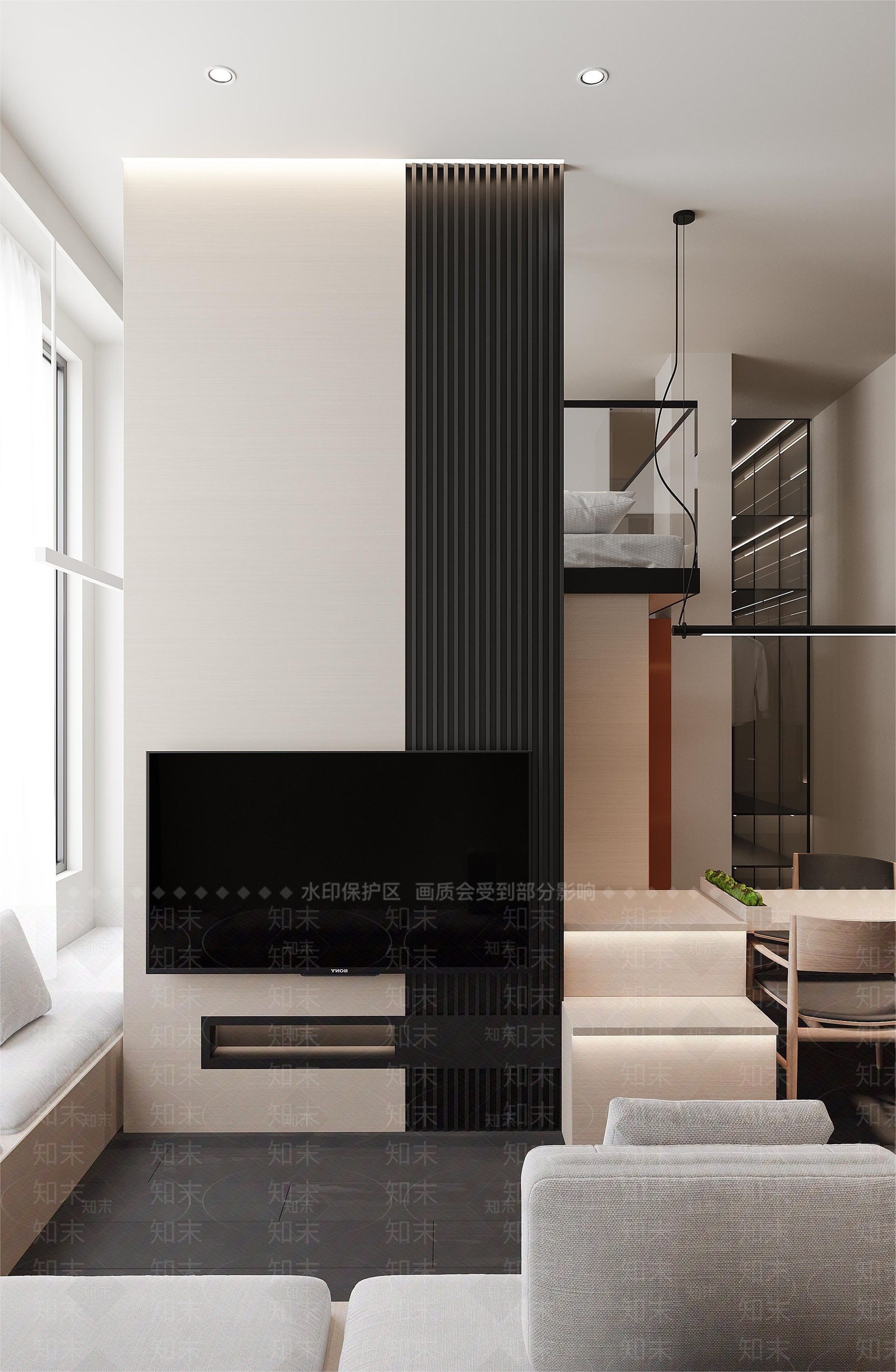 现代单身公寓3D模型下载【ID:1133023951】