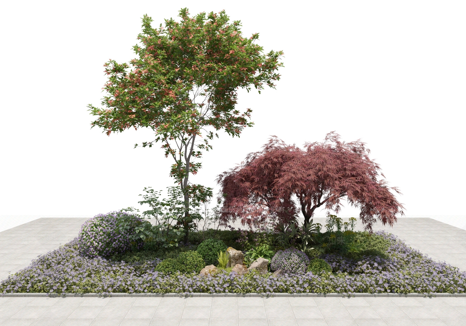 花坛3D模型下载【ID:1137238071】