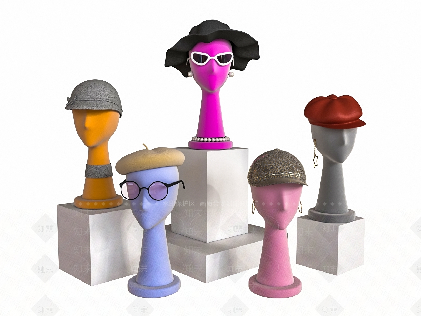 帽子3D模型下载【ID:1133036310】