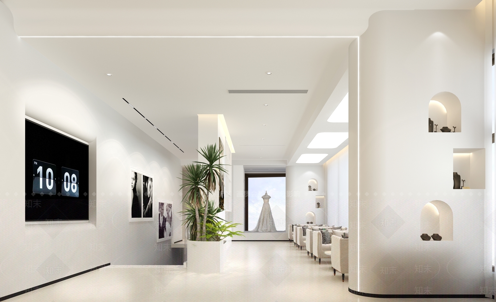 现代婚纱摄影3D模型下载【ID:1133082728】